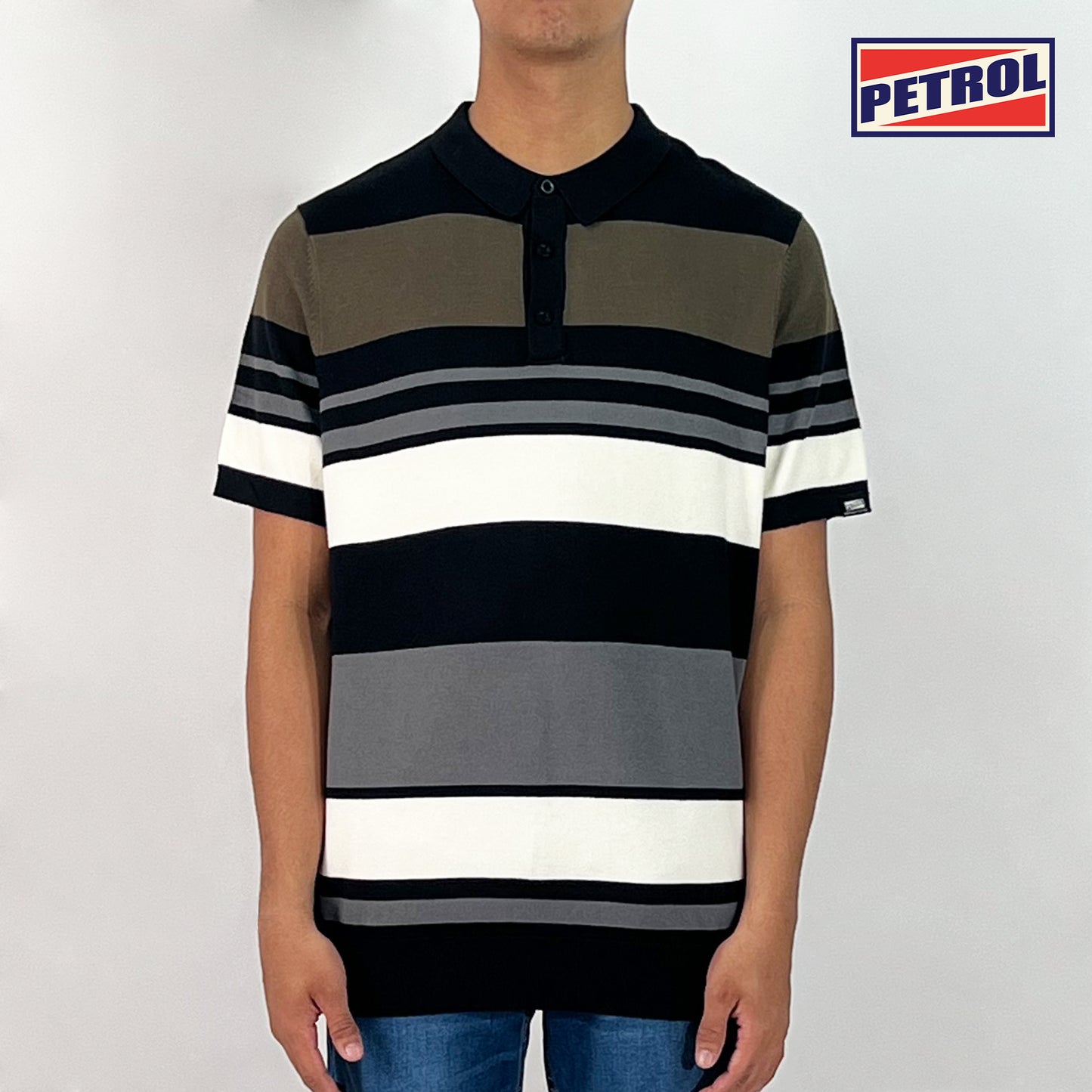 Petrol Men's Basic Collared Shirt Regular Fitting 168292 (Black)