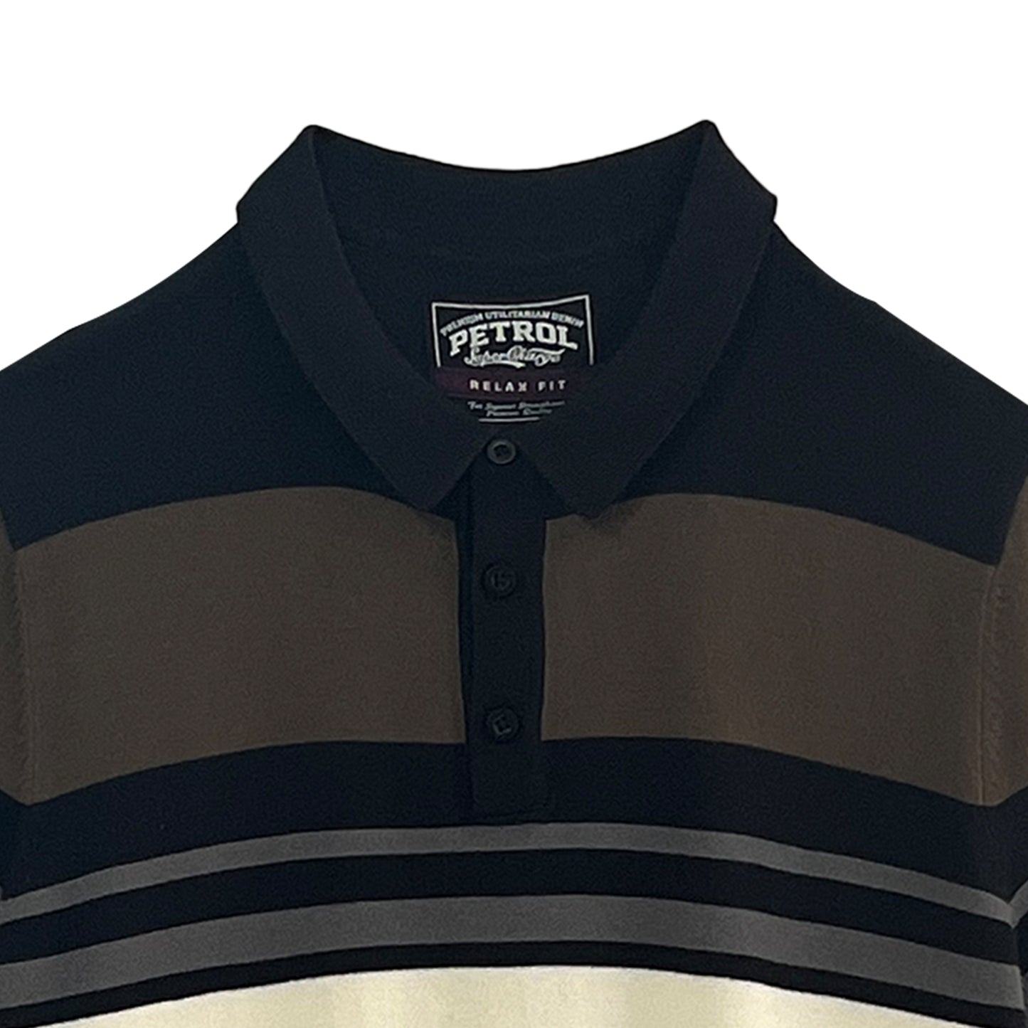 Petrol Men's Basic Collared Shirt Regular Fitting 168292 (Black)