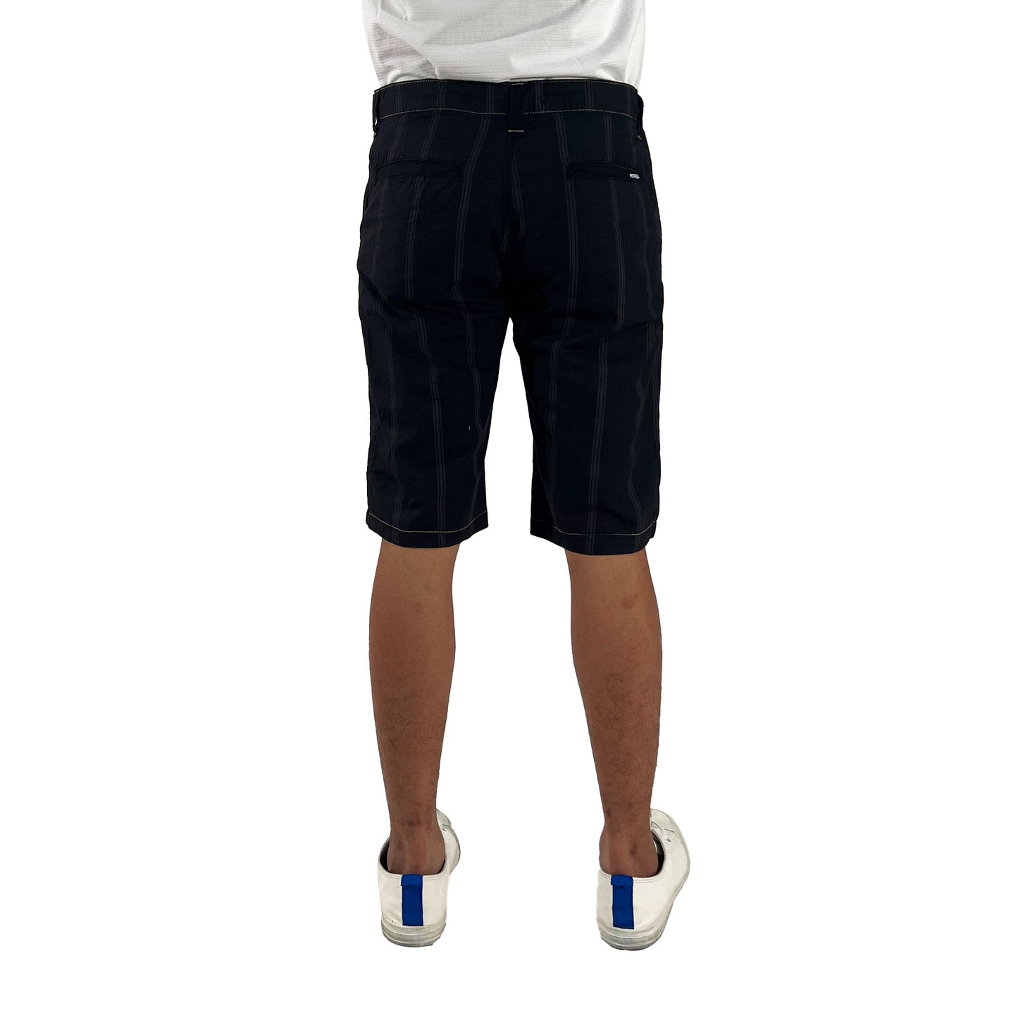 Petrol Men's Basic Non-Denim Reversible Short 165877 (Black-Mustard)