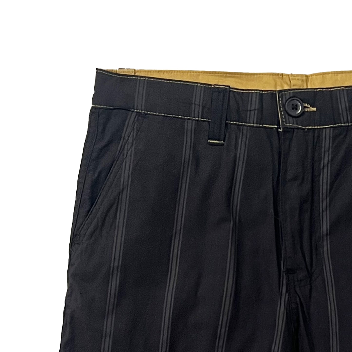 Petrol Men's Basic Non-Denim Reversible Short 165877 (Black-Mustard)