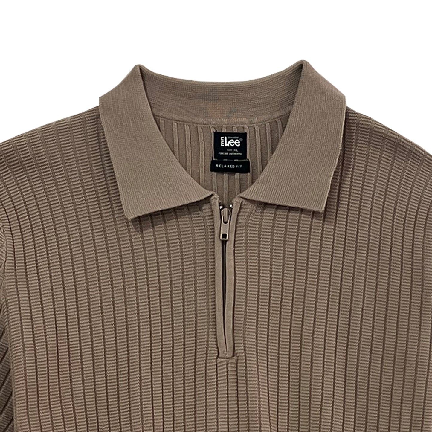 Stylistic Mr. Lee Men's Basic Collared Shirt Relaxed Fit 170239 (Sand)