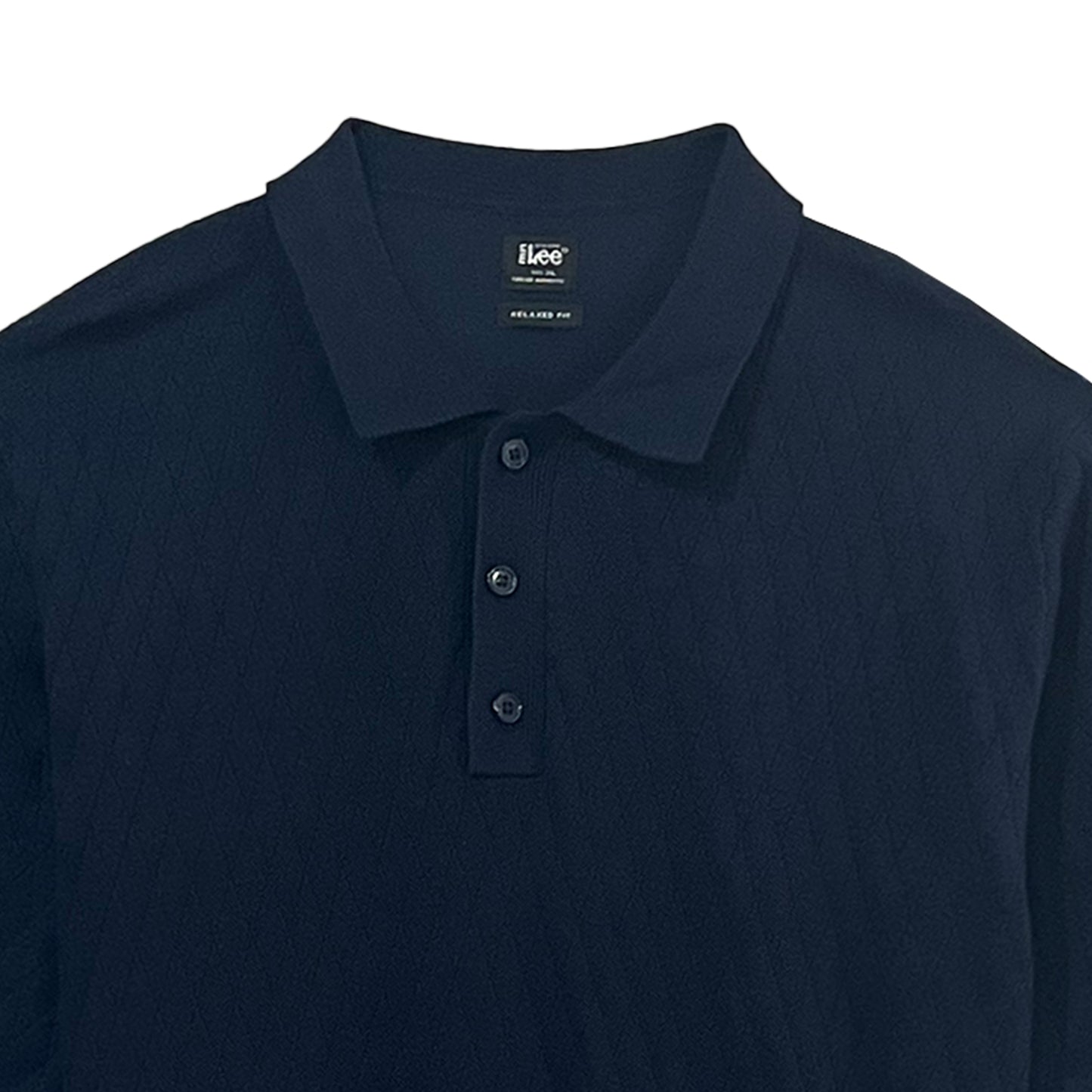 Stylistic Mr. Lee Men's Basic Collared Shirt Relaxed Fit 170261 (Navy)