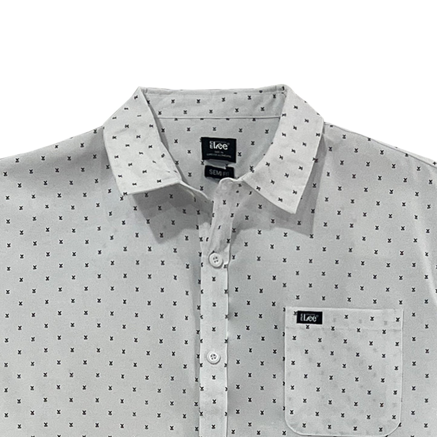 Stylistic Mr. Lee Men's Basic Woven Shirt Regular Fit 157959 (White)