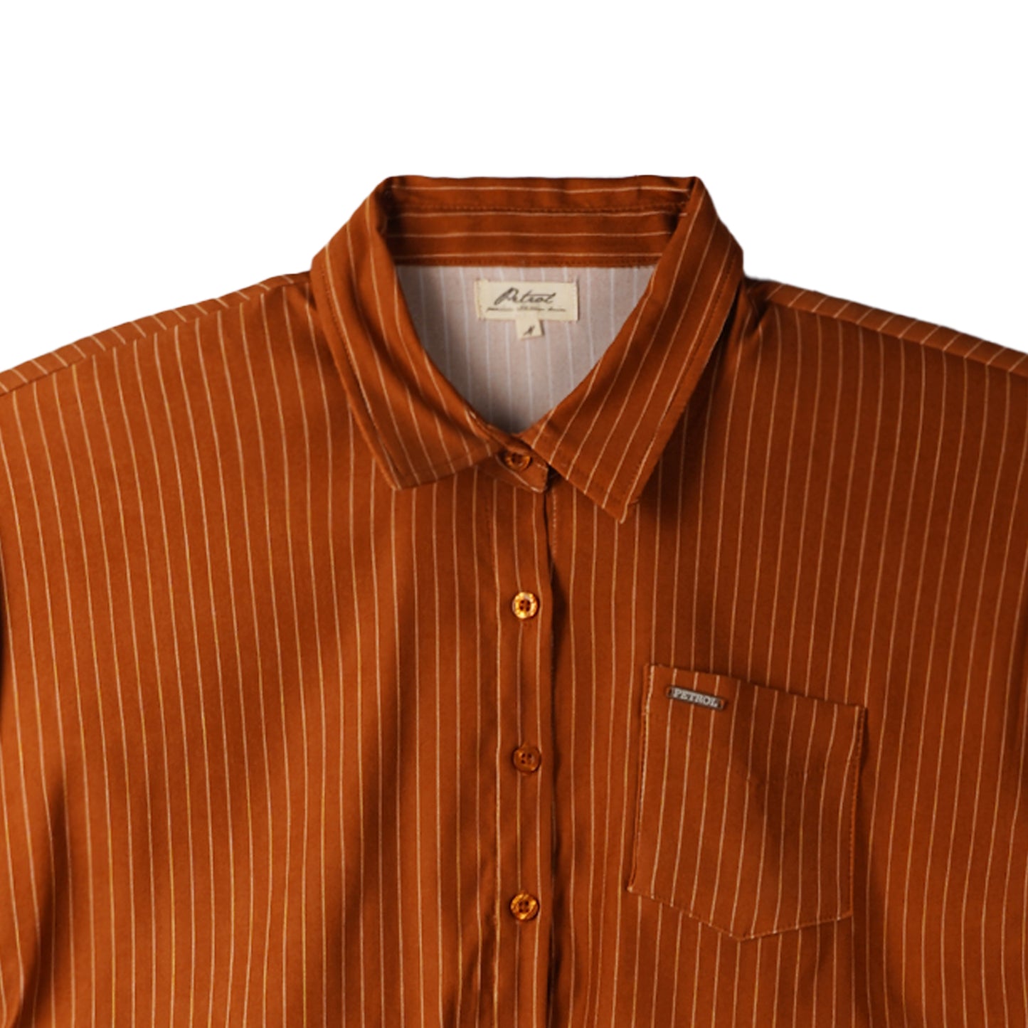 Petrol Ladies Basic Dress Regular Fitting 159362 (Brown)