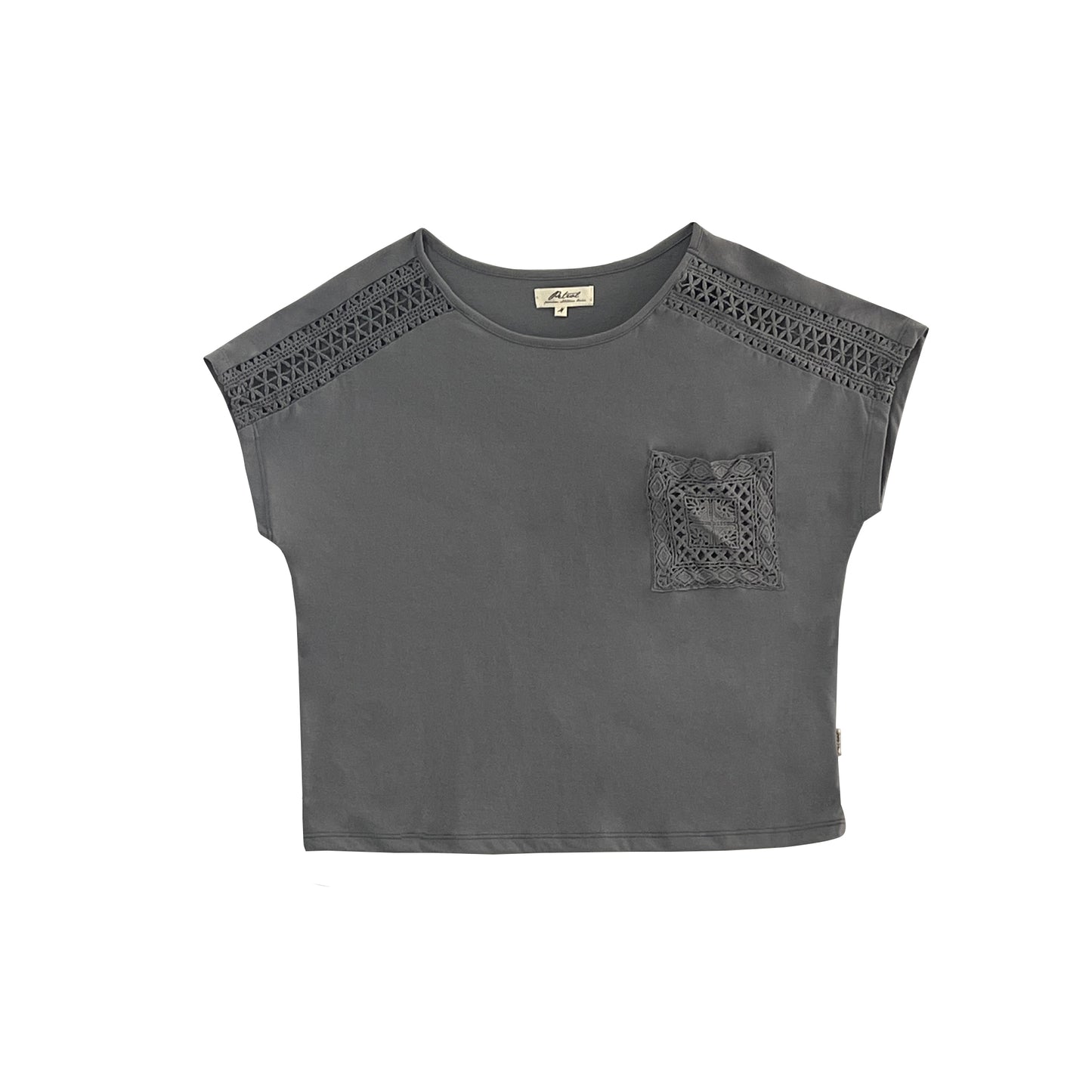 Petrol Ladies Basic Tees Boxy Fitting 157867-U (Gray)