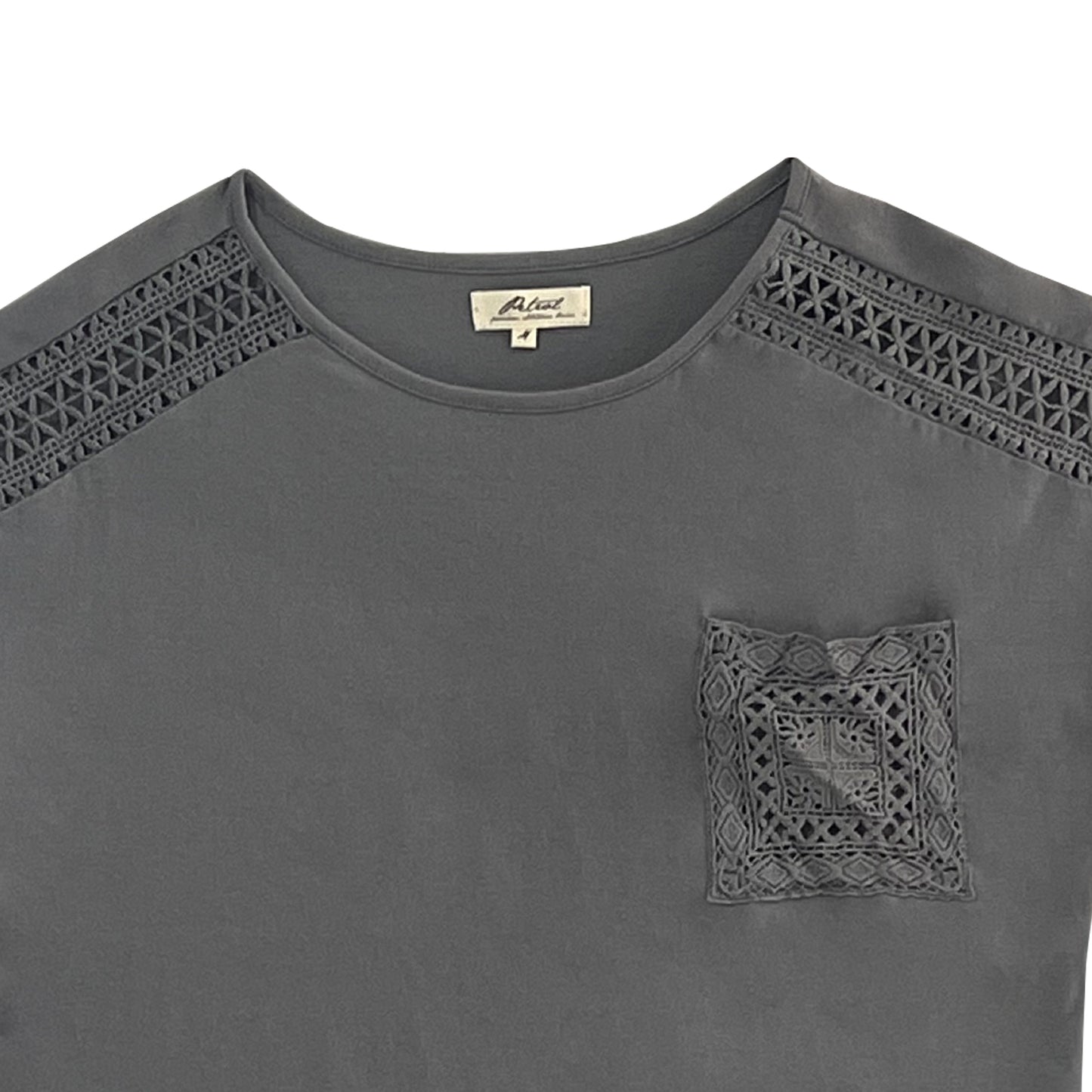 Petrol Ladies Basic Tees Boxy Fitting 157867-U (Gray)