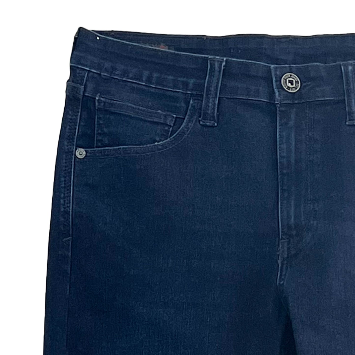 RRJ Men's Basic Denim Pants Superskinny Fitting Mid-Rise 174430-U (Dark Shade)