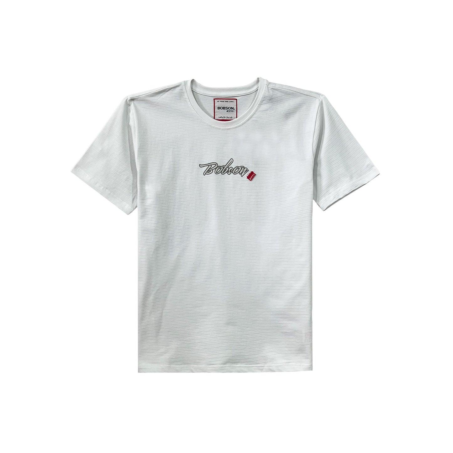Bobson Japanese Men's Basic Tees Slim Fit 165755 (White)