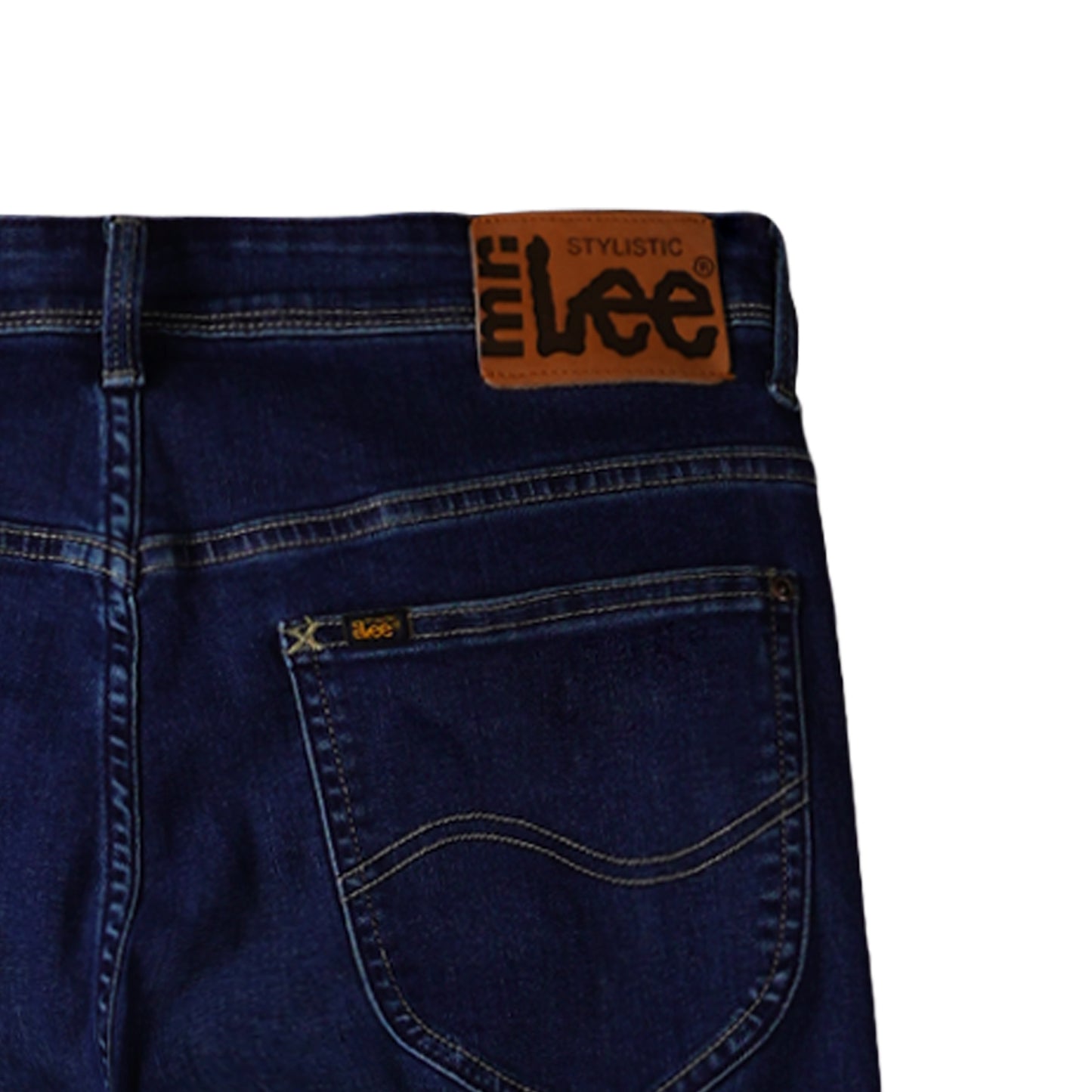 Stylistic Mr. Lee Men's Basic Denim Pants Super Skinny Mid Waist 172879 (Medium Shade)