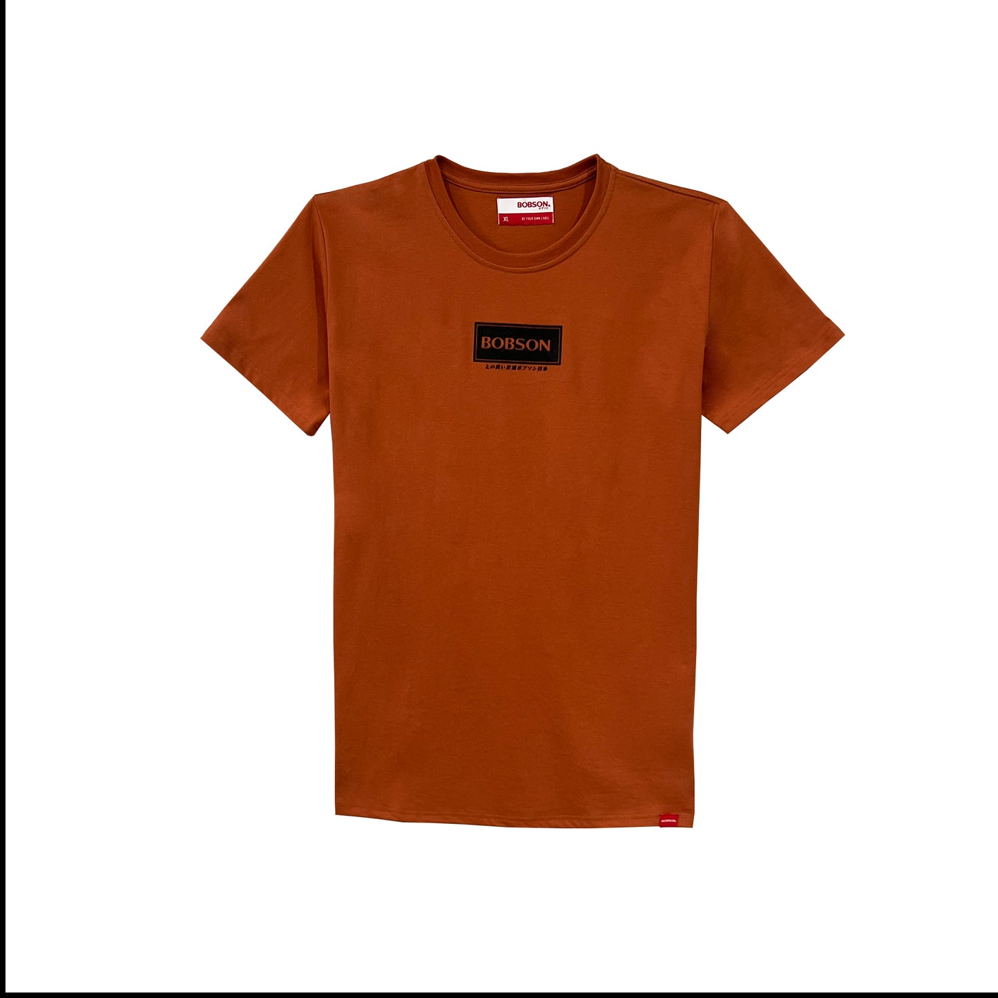 Bobson Japanese Men's Basic Tees Slim Fit 160063-U (Mango)
