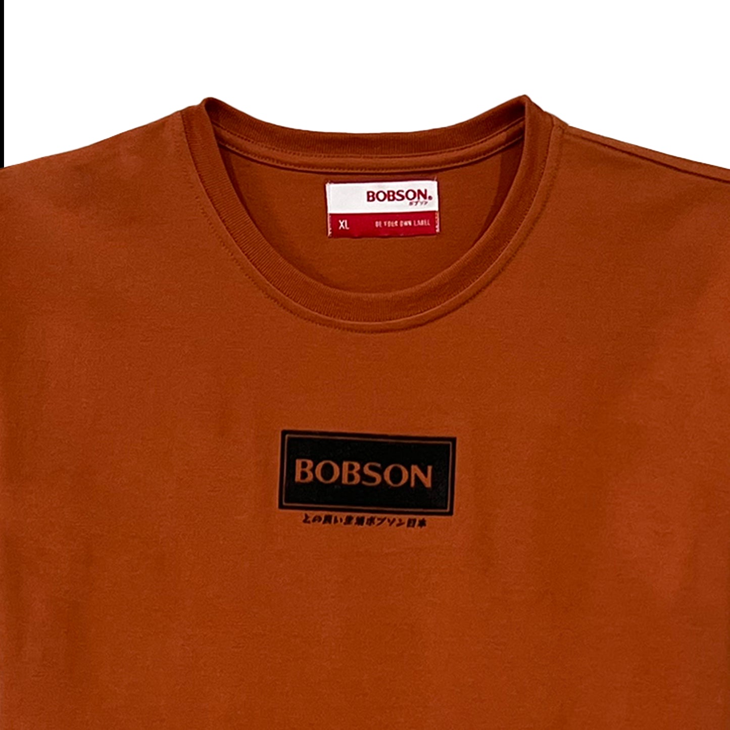 Bobson Japanese Men's Basic Tees Slim Fit 160063-U (Mango)