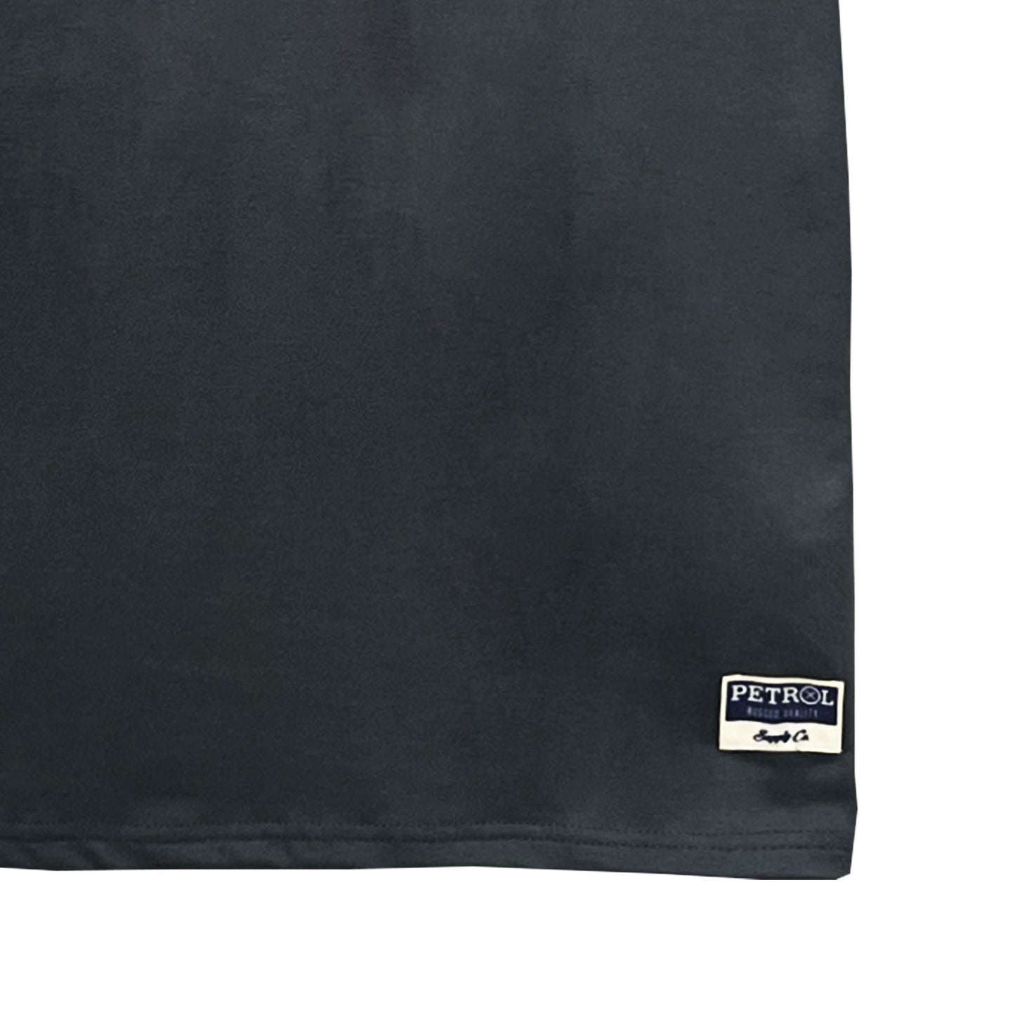 Petrol Men's Basic Tees Slim Fitting CVC Jersey Fabric 167015-U (Charcoal)