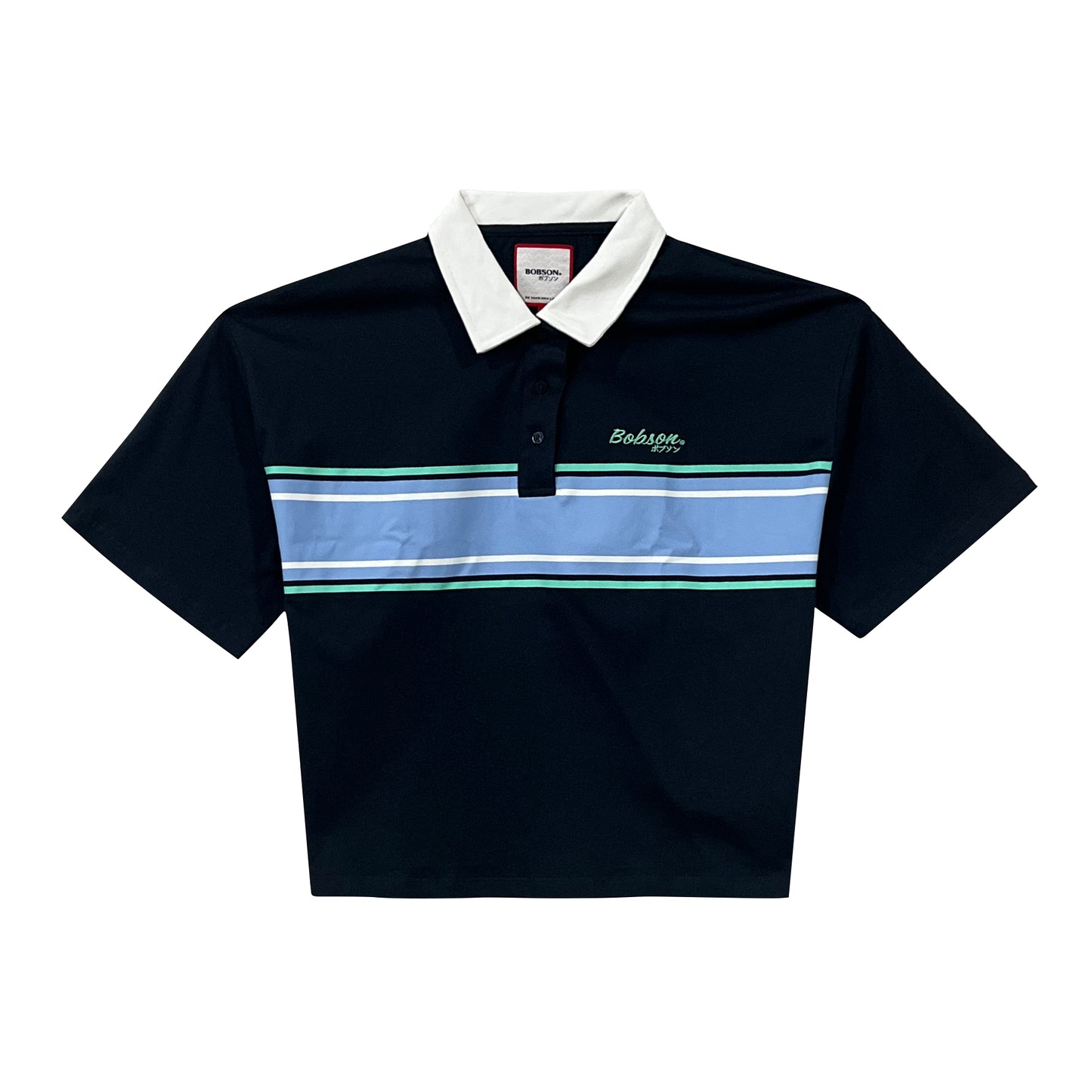 Bobson Japanese Ladies Basic Woven Relax Fit 157838 (Navy)