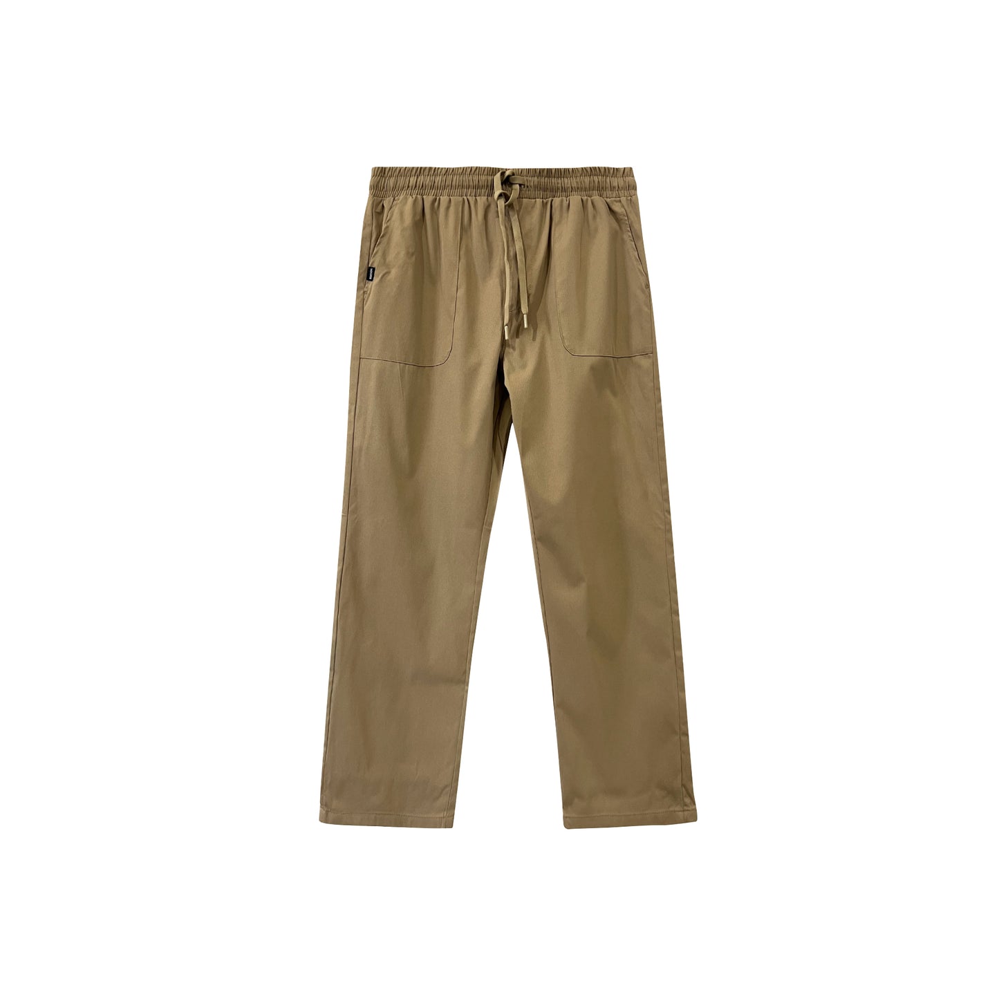 Bobson Japanese Ladies Basic Non-Denim Drawstring Pants 174570 (Beige)
