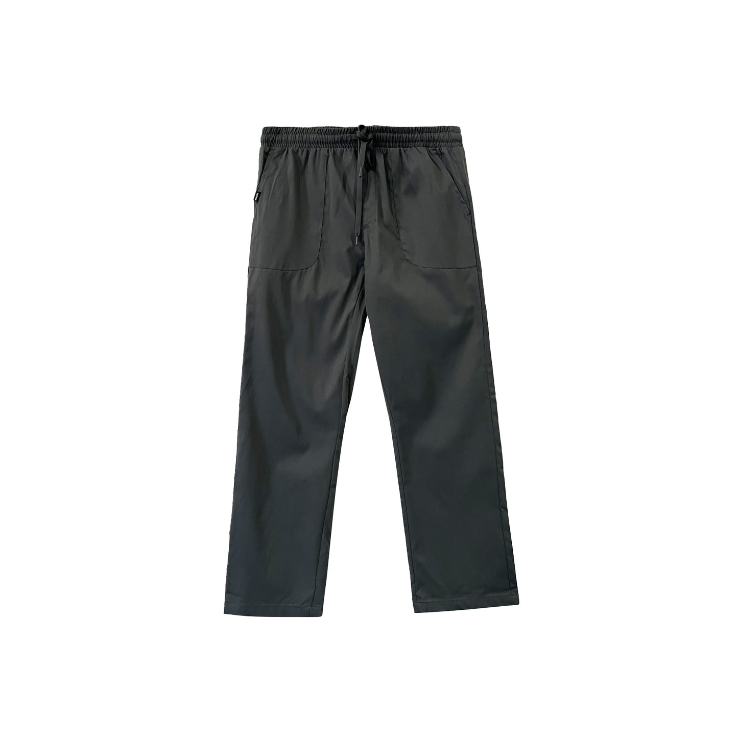 Bobson Japanese Ladies Basic Non-Denim Drawstring Pants 174570 (Dark Gray)