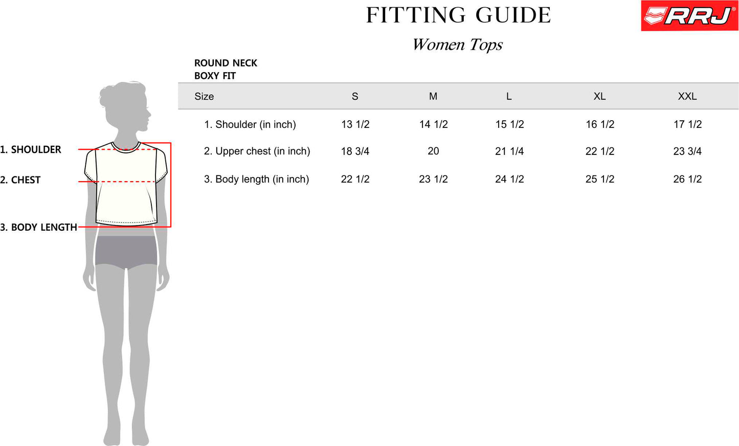 RRJ Basic Tees for Ladies Boxy Fitting 164940-U (Pink)