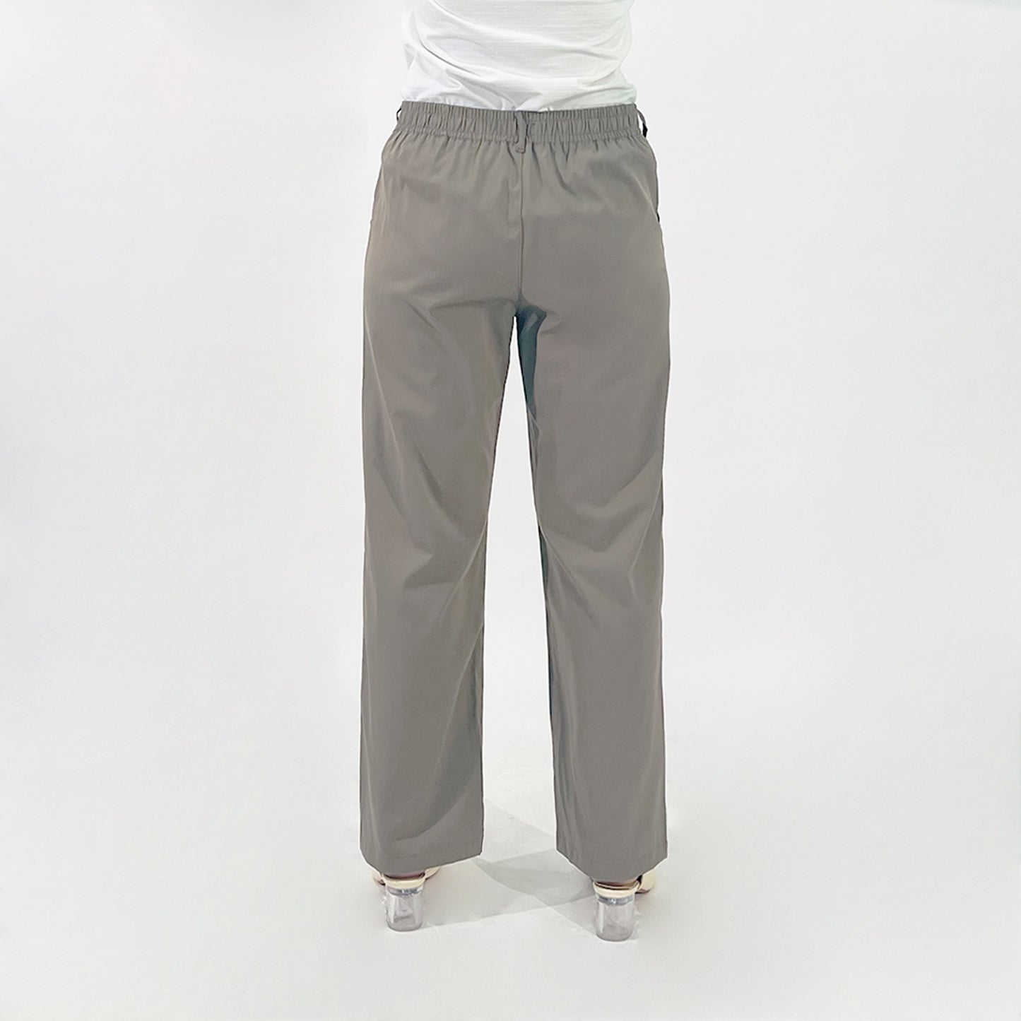 Bobson Japanese Ladies Basic Non-Denim Colored Pants 176430 (Light Taupe)