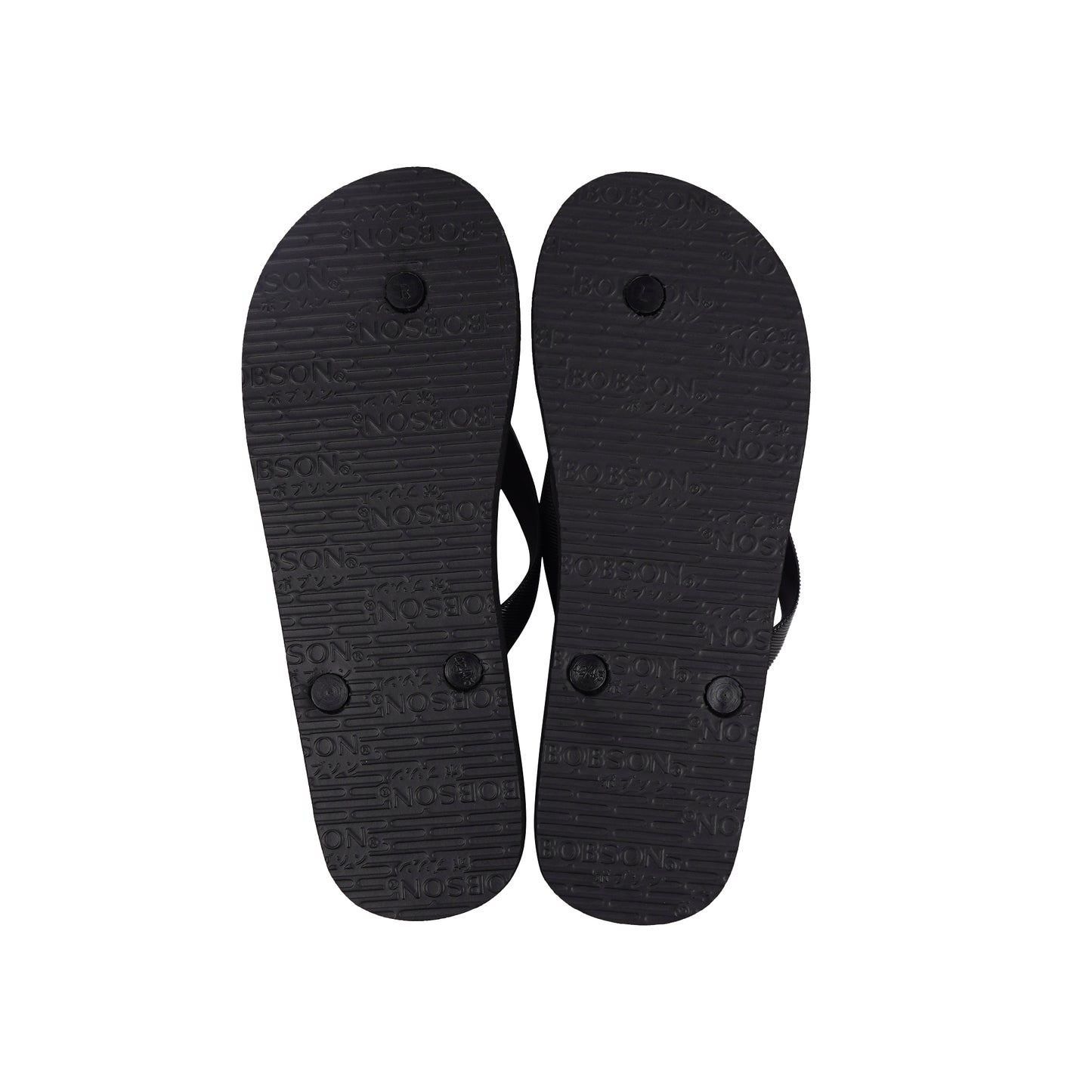 Bobson Japanese Men's Basic Accessories Footwear Slipper 161634 (Black)