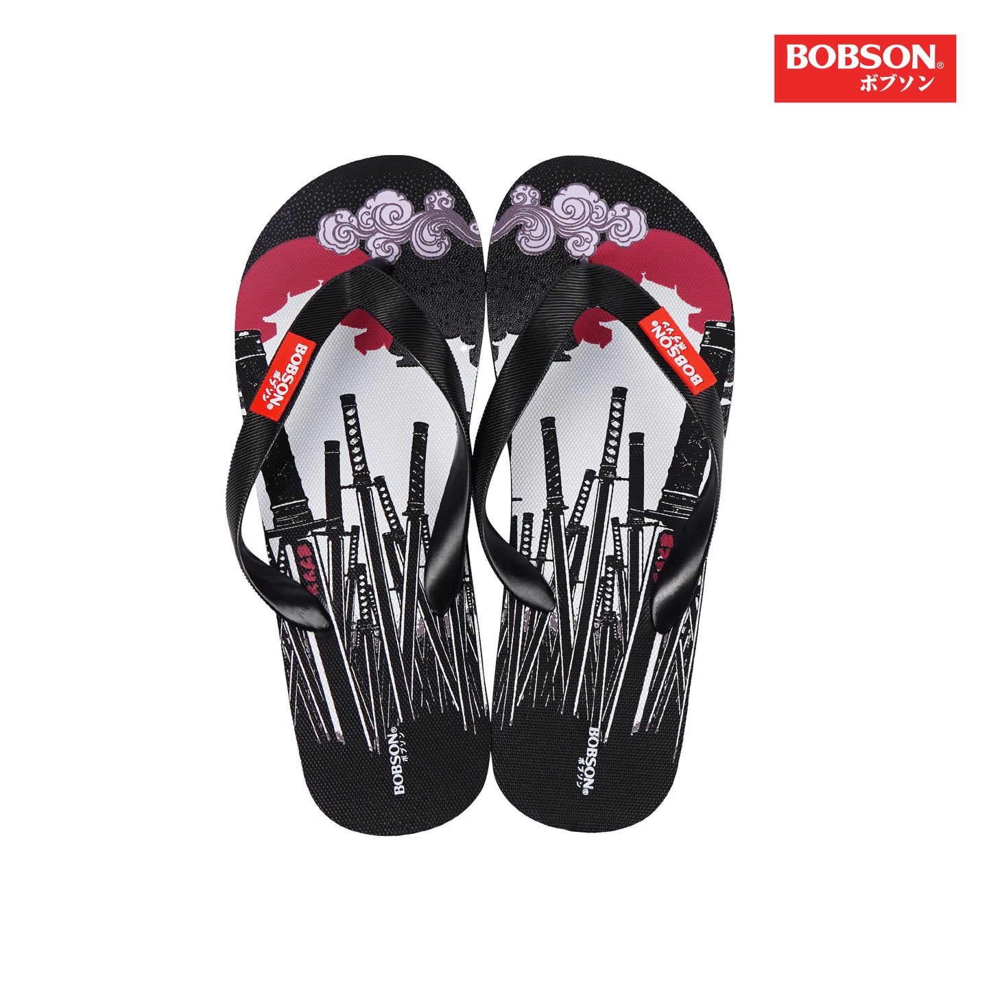 Bobson Japanese Men's Basic Accessories Footwear Slipper 161634 (Black)