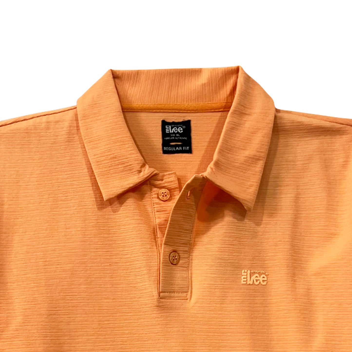 Stylistic Mr. Lee Men's Basic Collared Shirt Regular Fit 155871 (Light Orange)