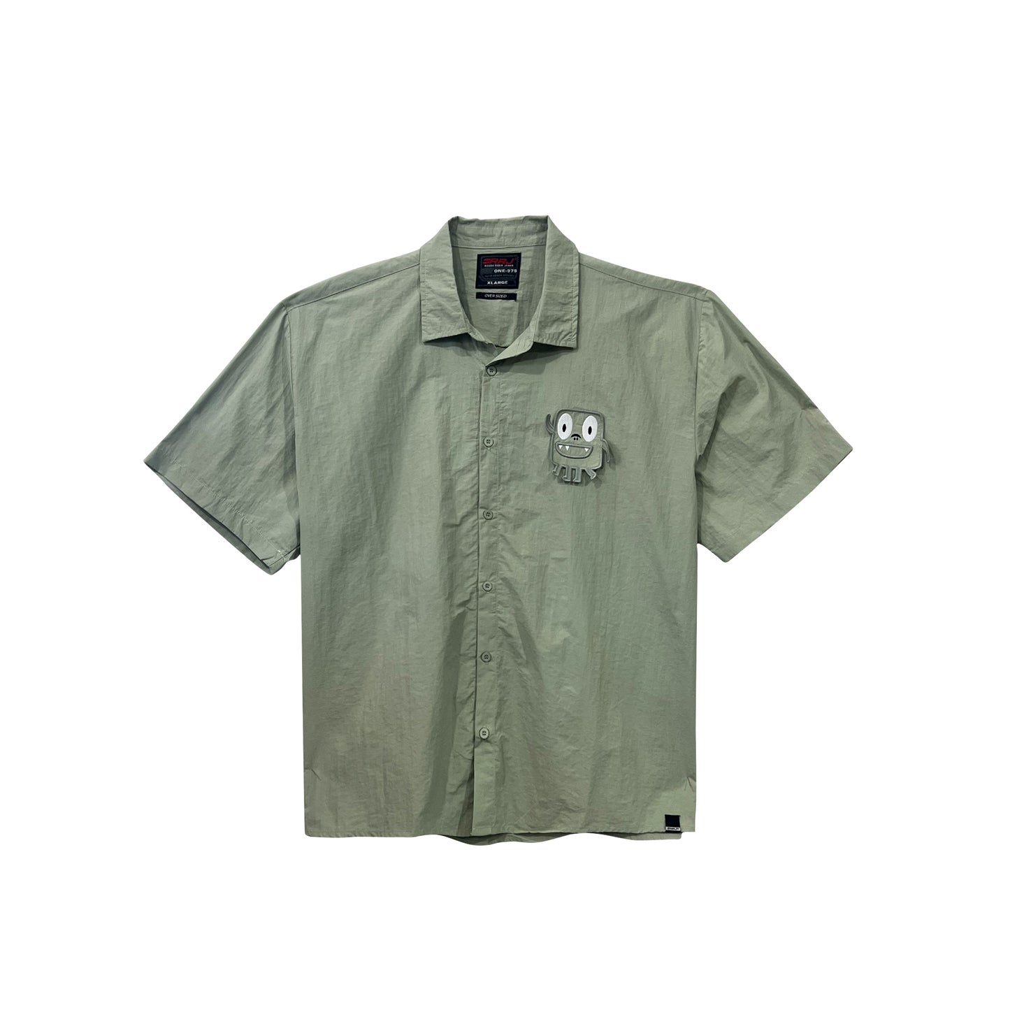 RRJ Men's Basic Woven Shirt Oversized Fitting 177430 (Sage)