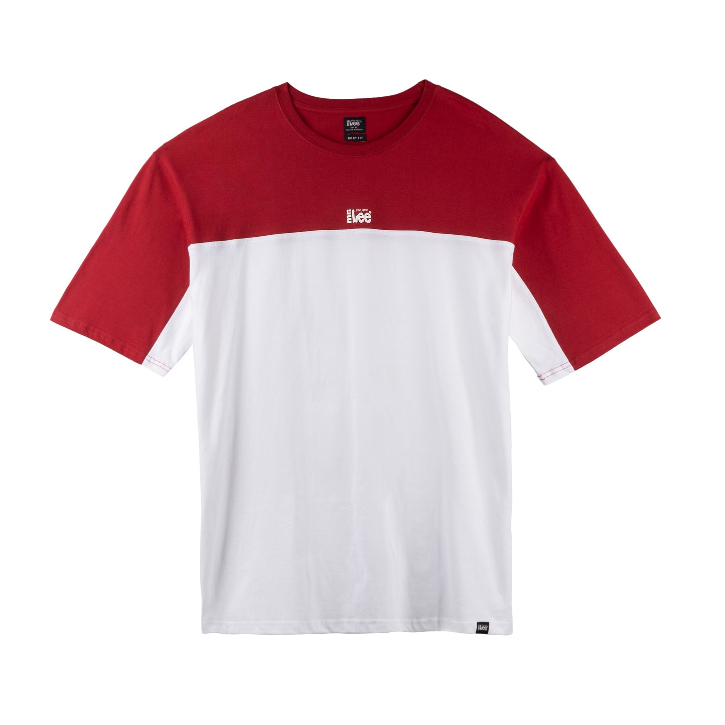 Stylistic Mr. Lee Men's Basic Tees Boxy Fit 111200 (Red)