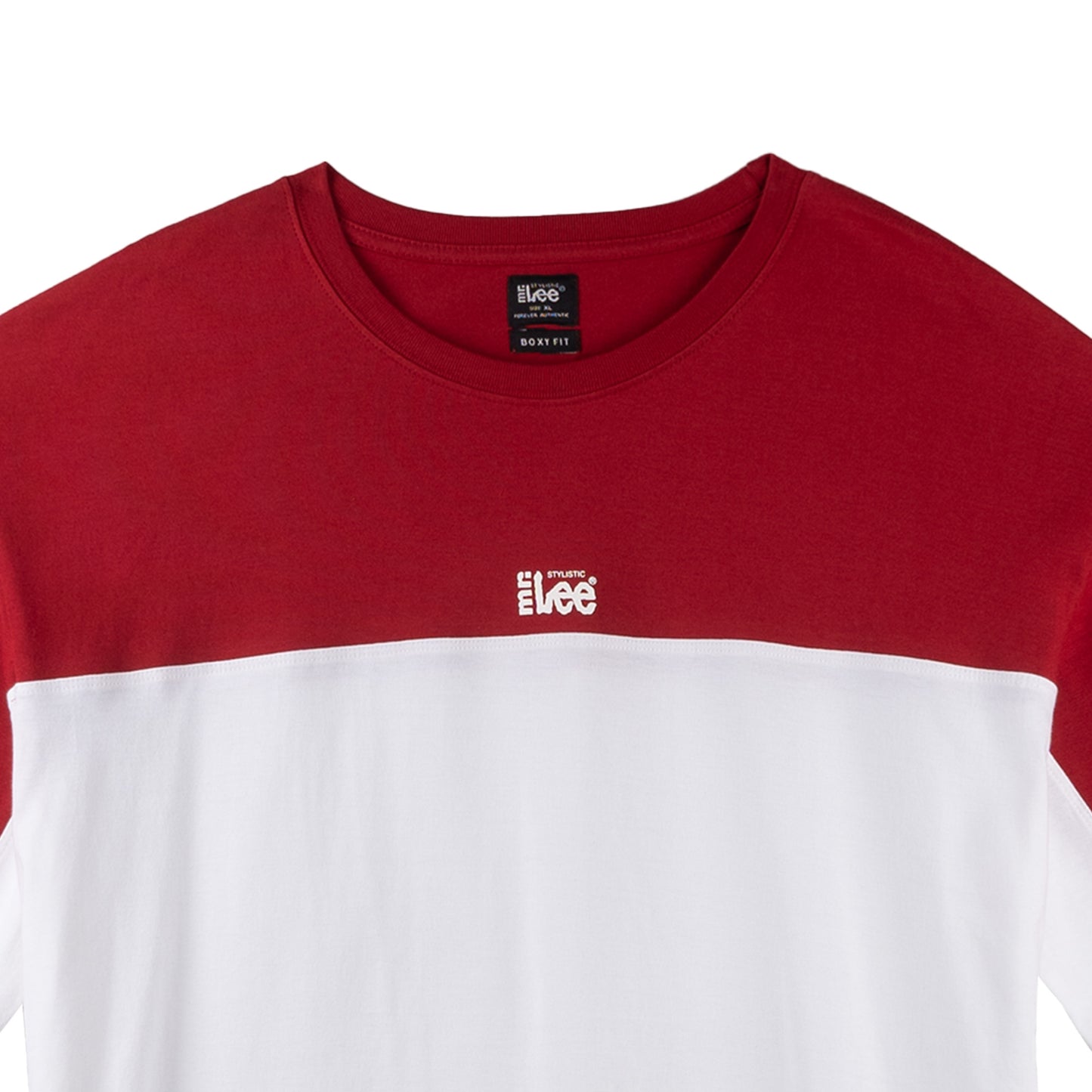 Stylistic Mr. Lee Men's Basic Tees Boxy Fit 111200 (Red)