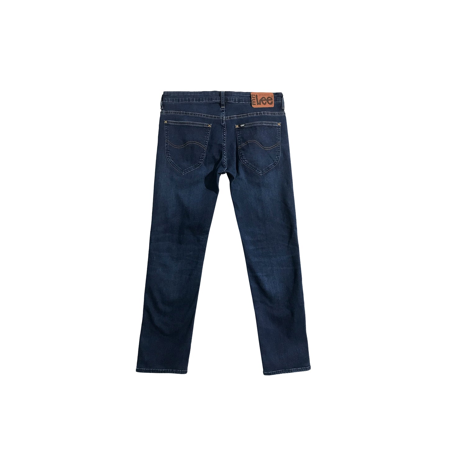 Stylistic Mr. Lee Men's Basic Denim Pants Skinny Mid Waist 176924-U (Medium Shade)