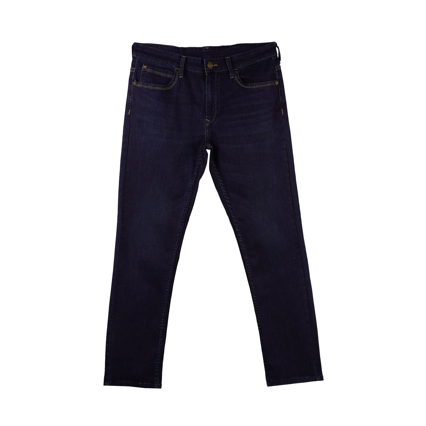 Stylistic Mr. Lee Men's Basic Denim Pants Skinny Mid Waist 177058-U (Dark Shade)