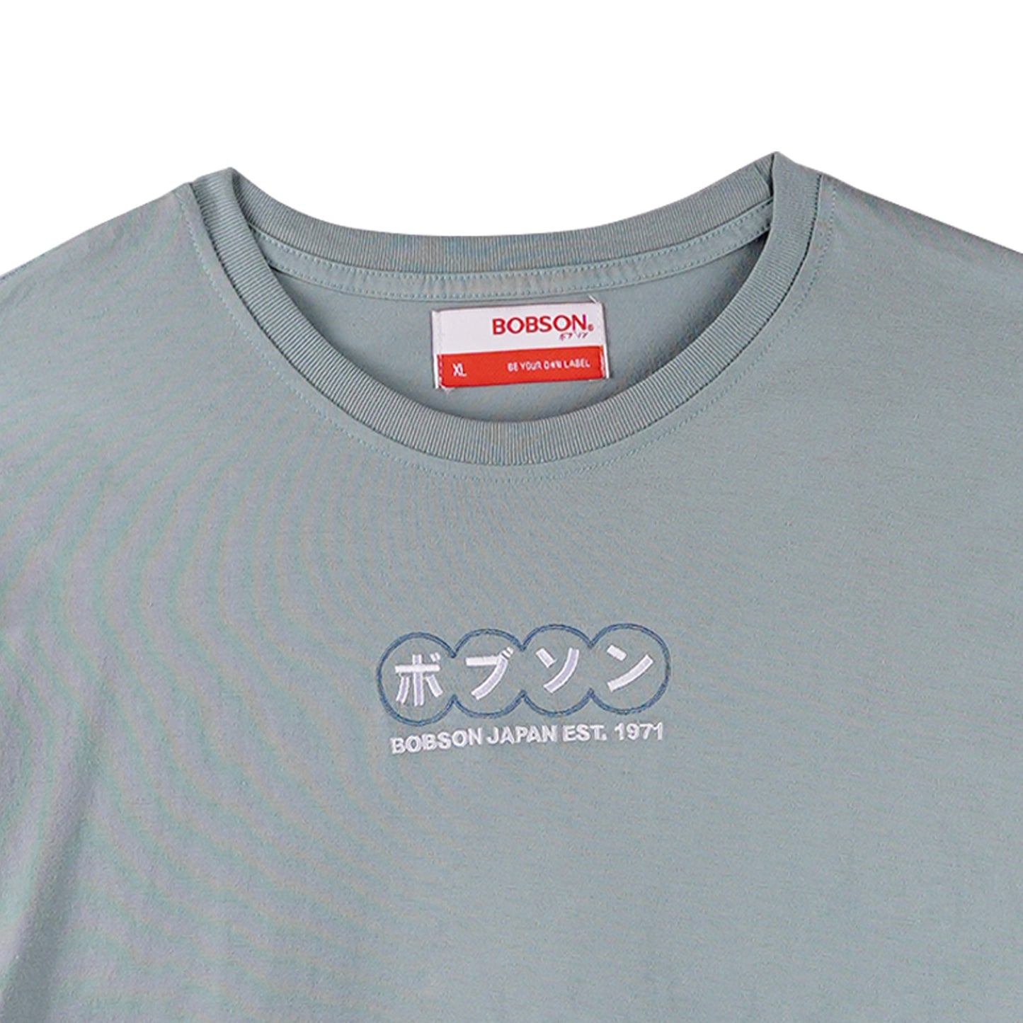 Bobson Japanese Men's Basic Tees Slim Fit 175842-U (Slate)