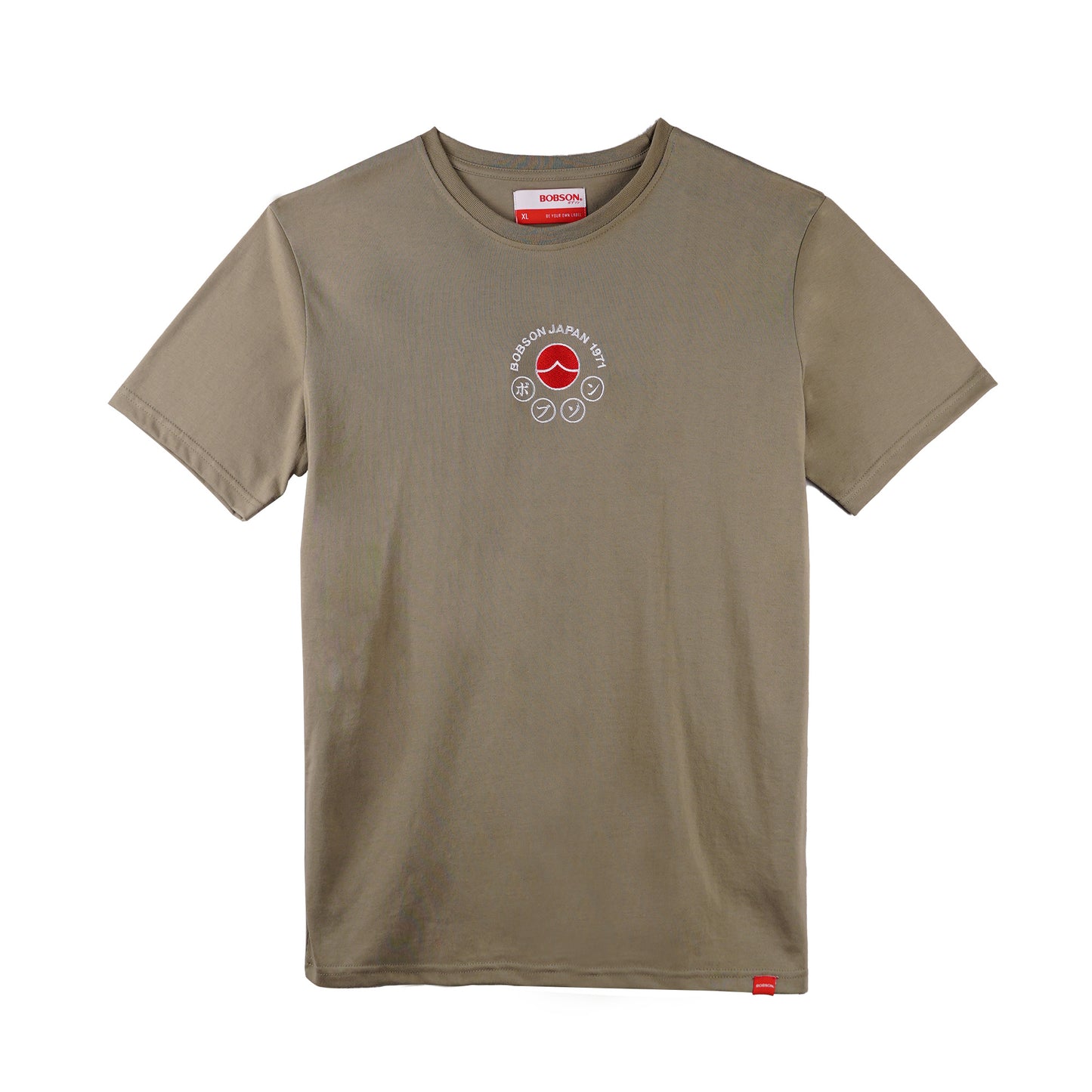 Bobson Japanese Men's Basic Tees Slim Fit 176508-U (Laurel Oak)