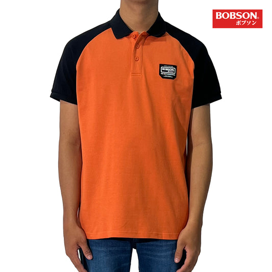 Bobson Japanese Men's Basic Collared Shirt Slim Fit 120478 (Mango)