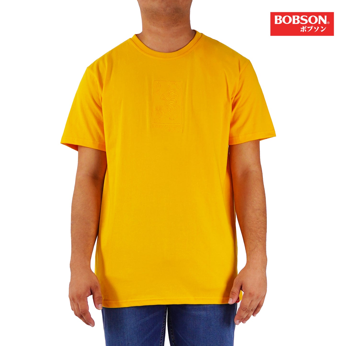 Bobson Japanese Men's Basic Tees Slim Fit 177151-U (Yellow)