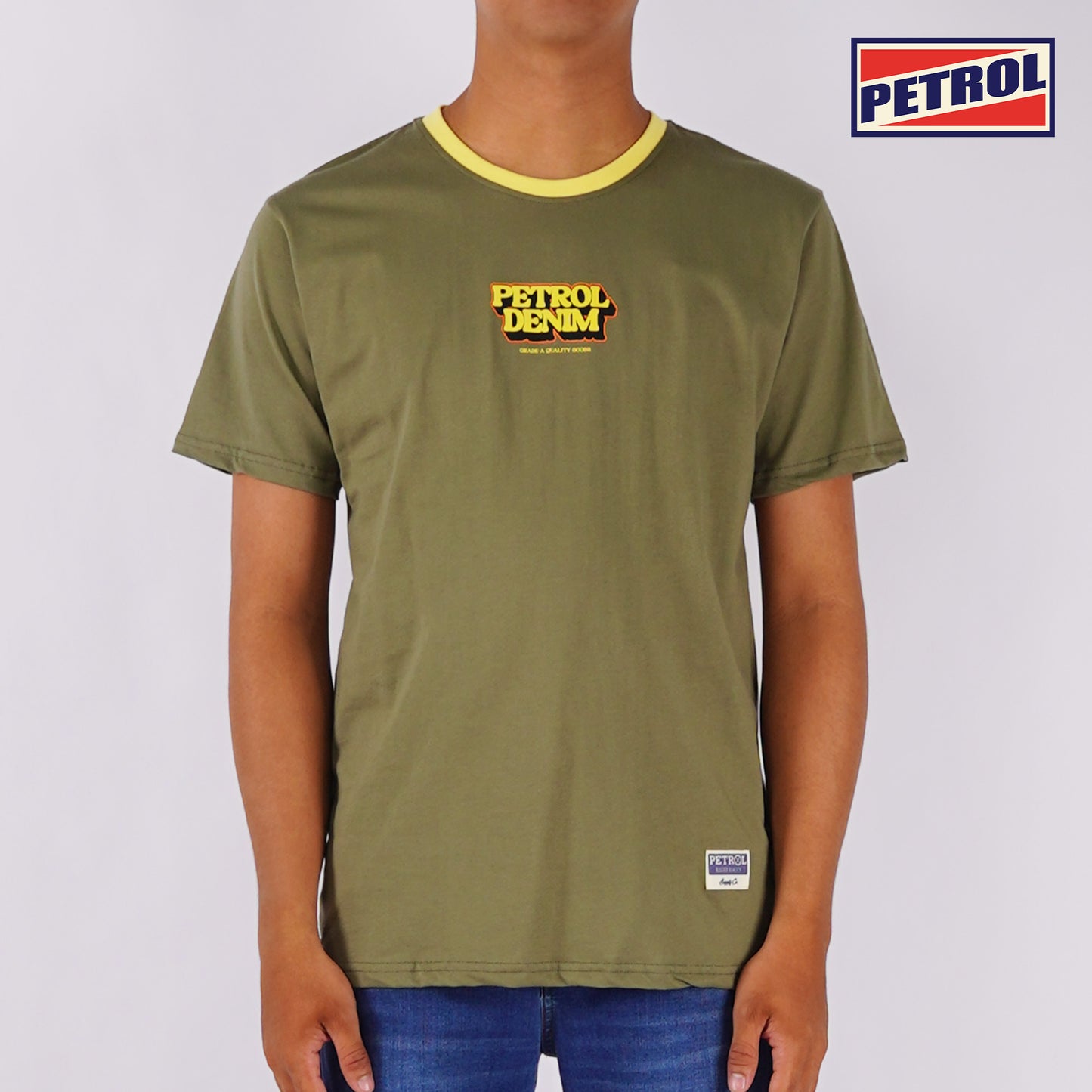 Petrol Men's Basic Tees Slim Fitting 177128-U (Fatigue)