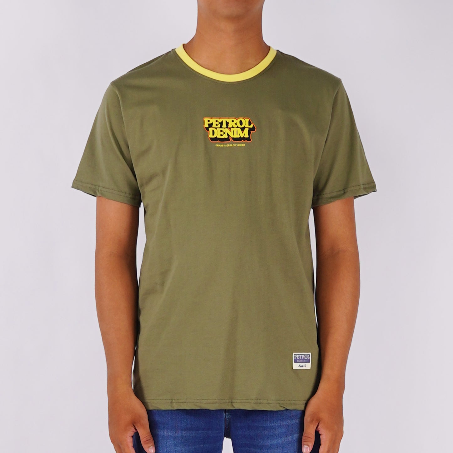 Petrol Men's Basic Tees Slim Fitting 177128-U (Fatigue)
