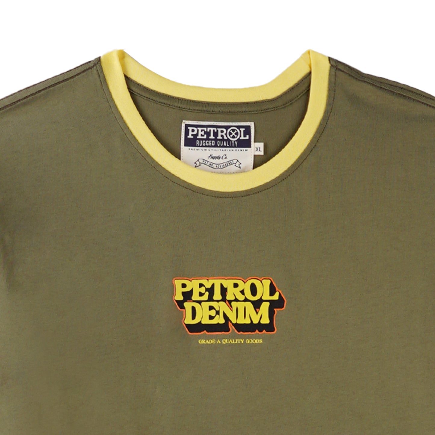 Petrol Men's Basic Tees Slim Fitting 177128-U (Fatigue)