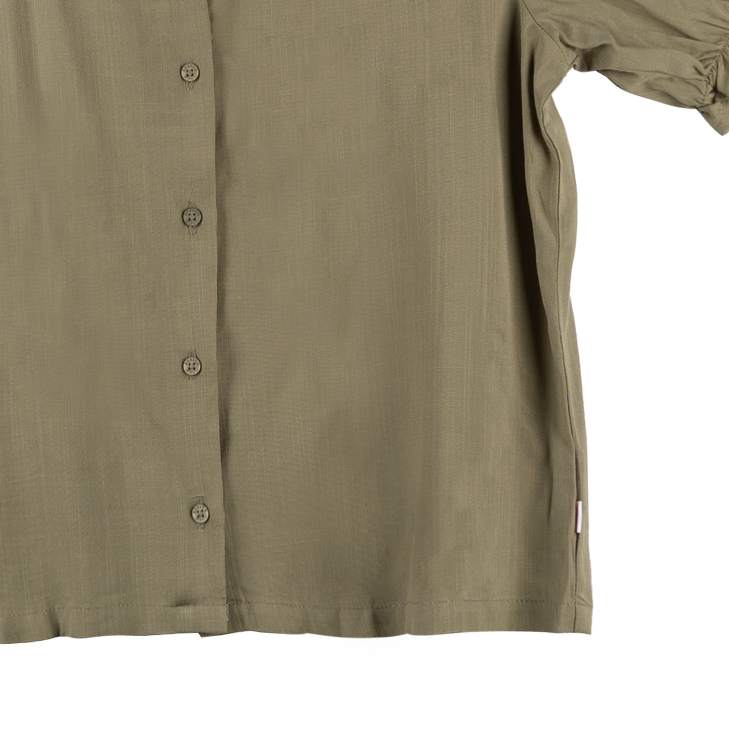 Bobson Japanese Ladies Basic Woven Shirt Boxy Fit 151852 (Light Green)