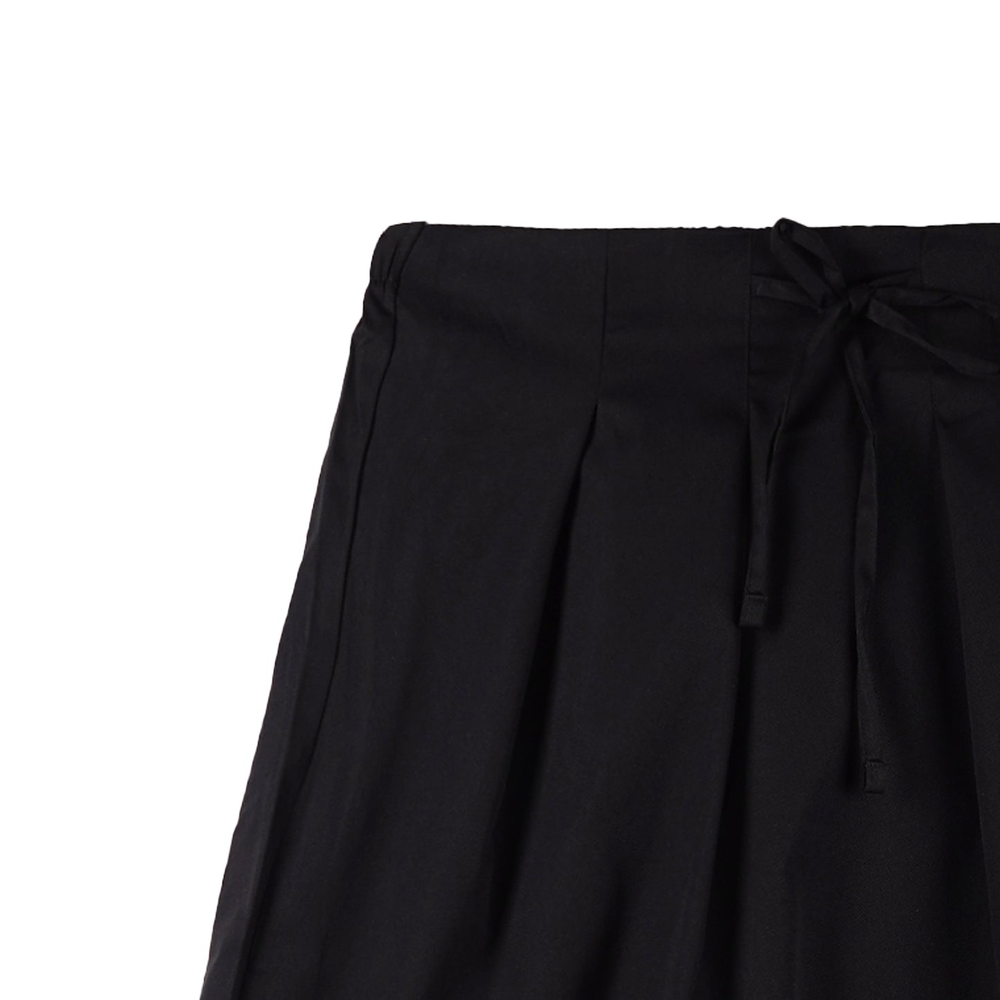 Bobson Japanese Ladies Basic Non-Denim Long Skirt 180658 (Black)