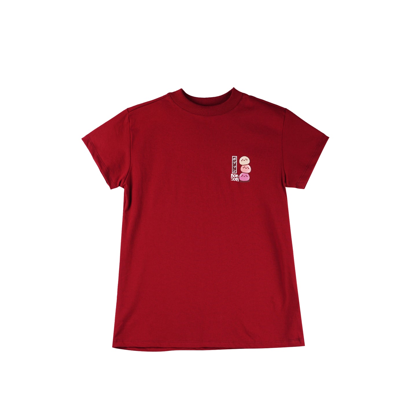 Bobson Japanese Ladies Basic Tees Regular Fit 175415-U (Maroon)