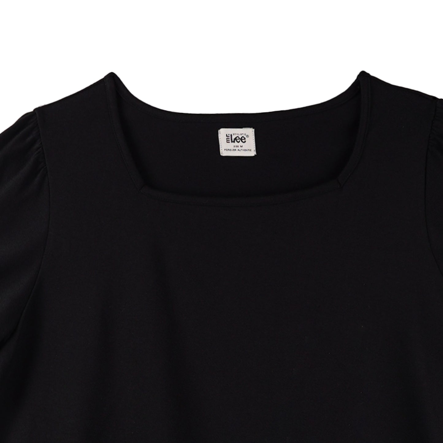 Stylistic Mr. Lee Ladies Basic Tees Boxy Fit 157086-U (Black)