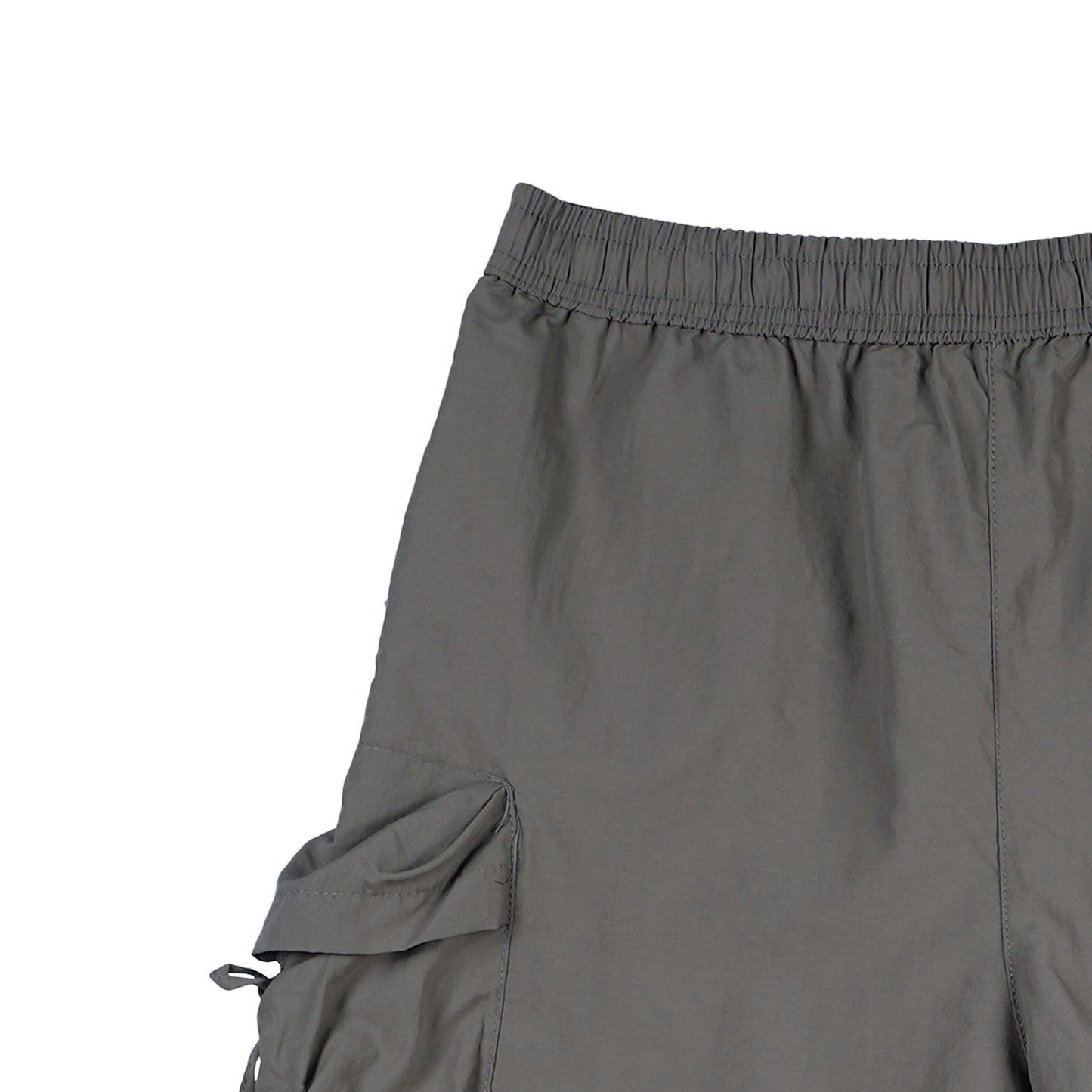RRJ Ladies Basic Non-Denim Cargo Shorts 180580 (Gray)