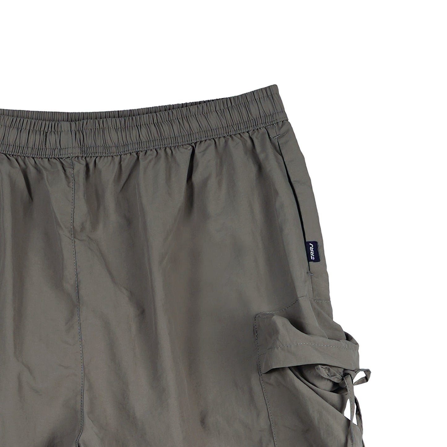 RRJ Ladies Basic Non-Denim Cargo Shorts 180580 (Gray)