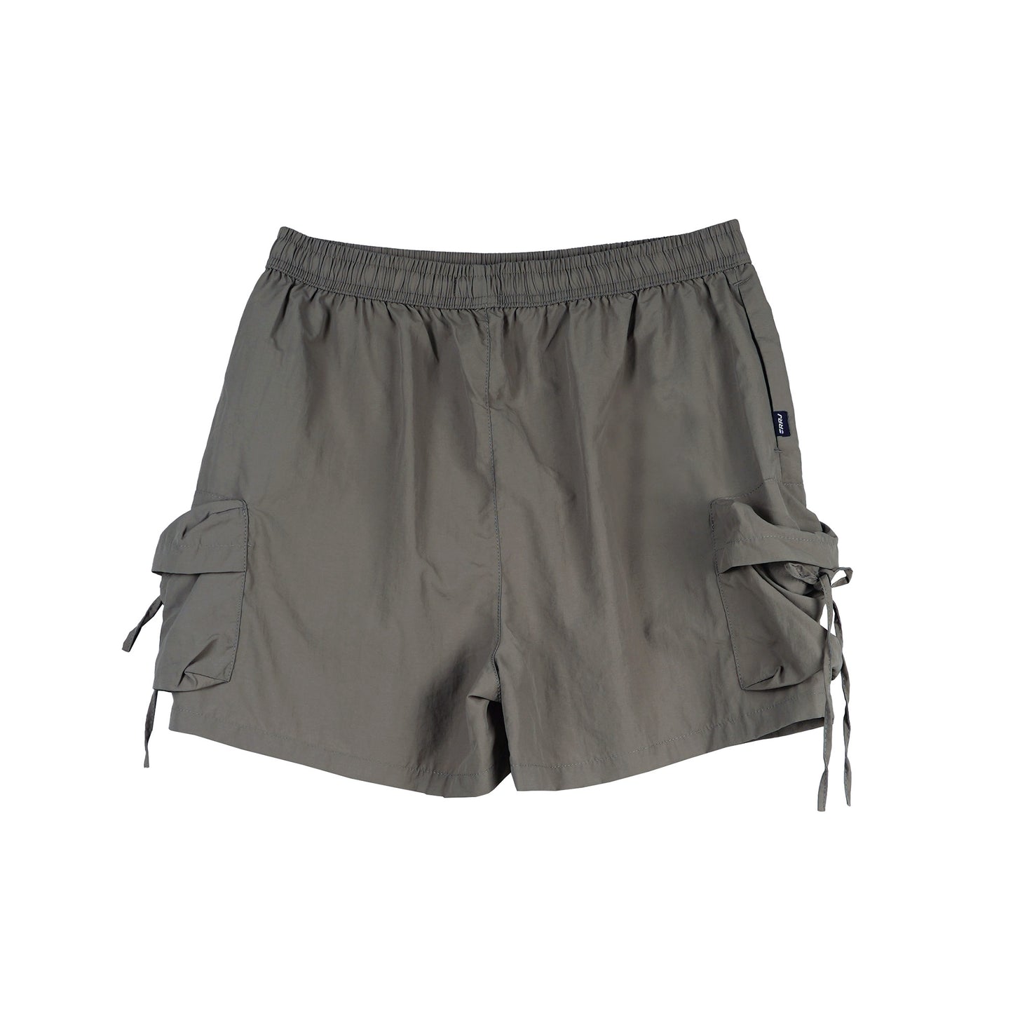 RRJ Ladies Basic Non-Denim Cargo Shorts 180580 (Gray)