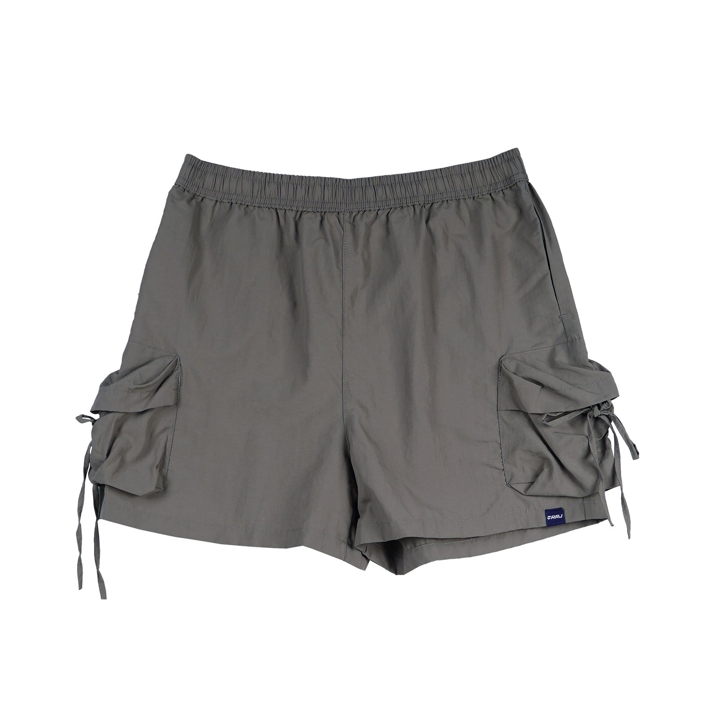 RRJ Ladies Basic Non-Denim Cargo Shorts 180580 (Gray)