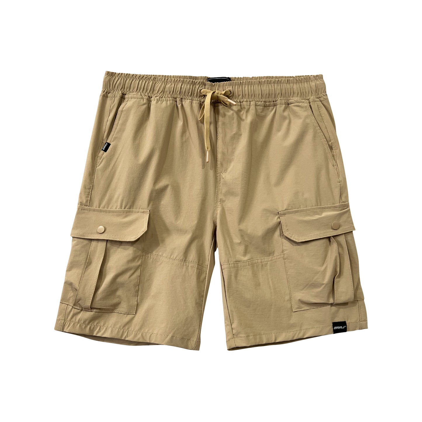 RRJ Men's Basic Non-Denim Cargo Short Mid-Rise 179818 (Beige)