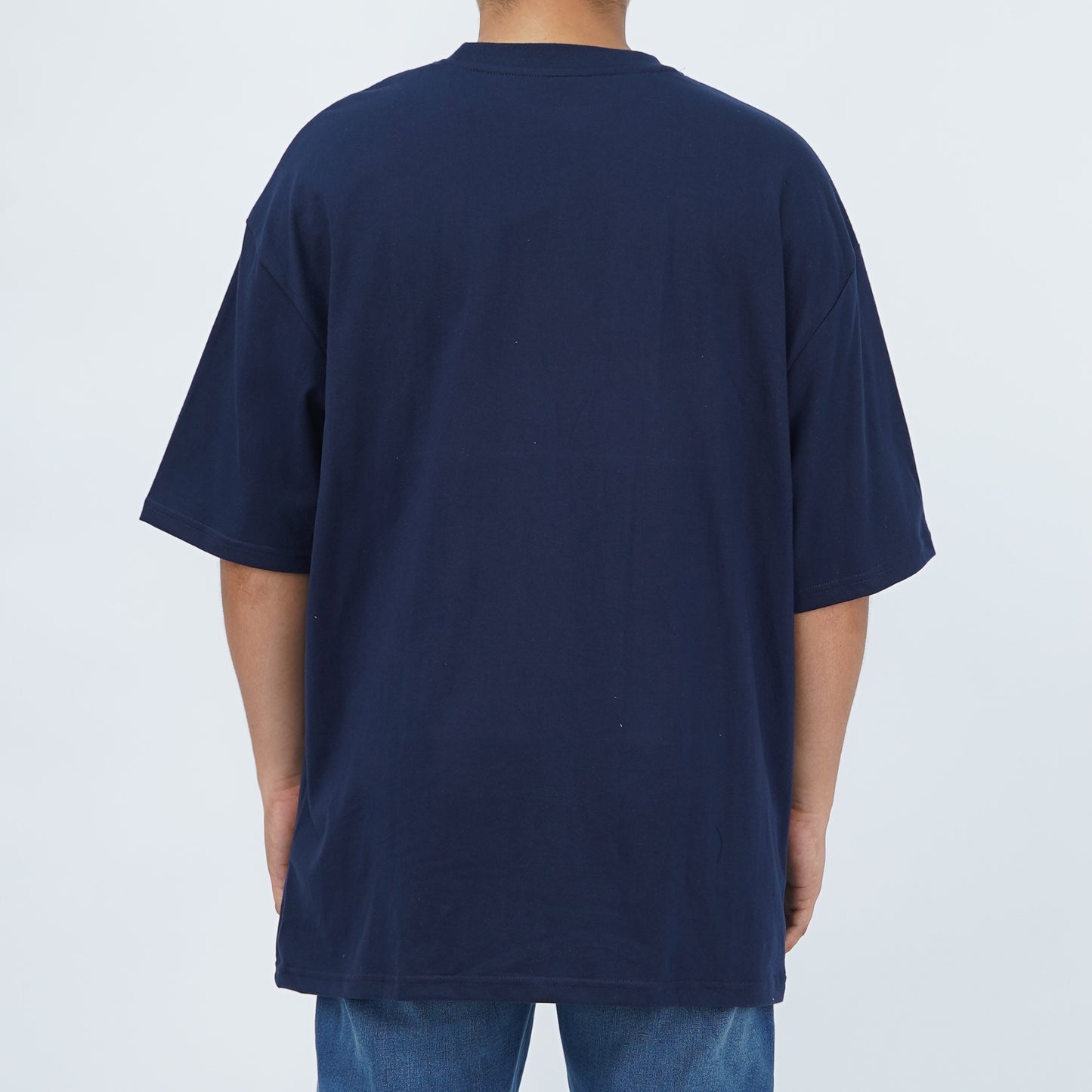 Stylistic Mr. Lee Men's X Justice League Basic Tees Oversized Fitting 167720 (Navy)