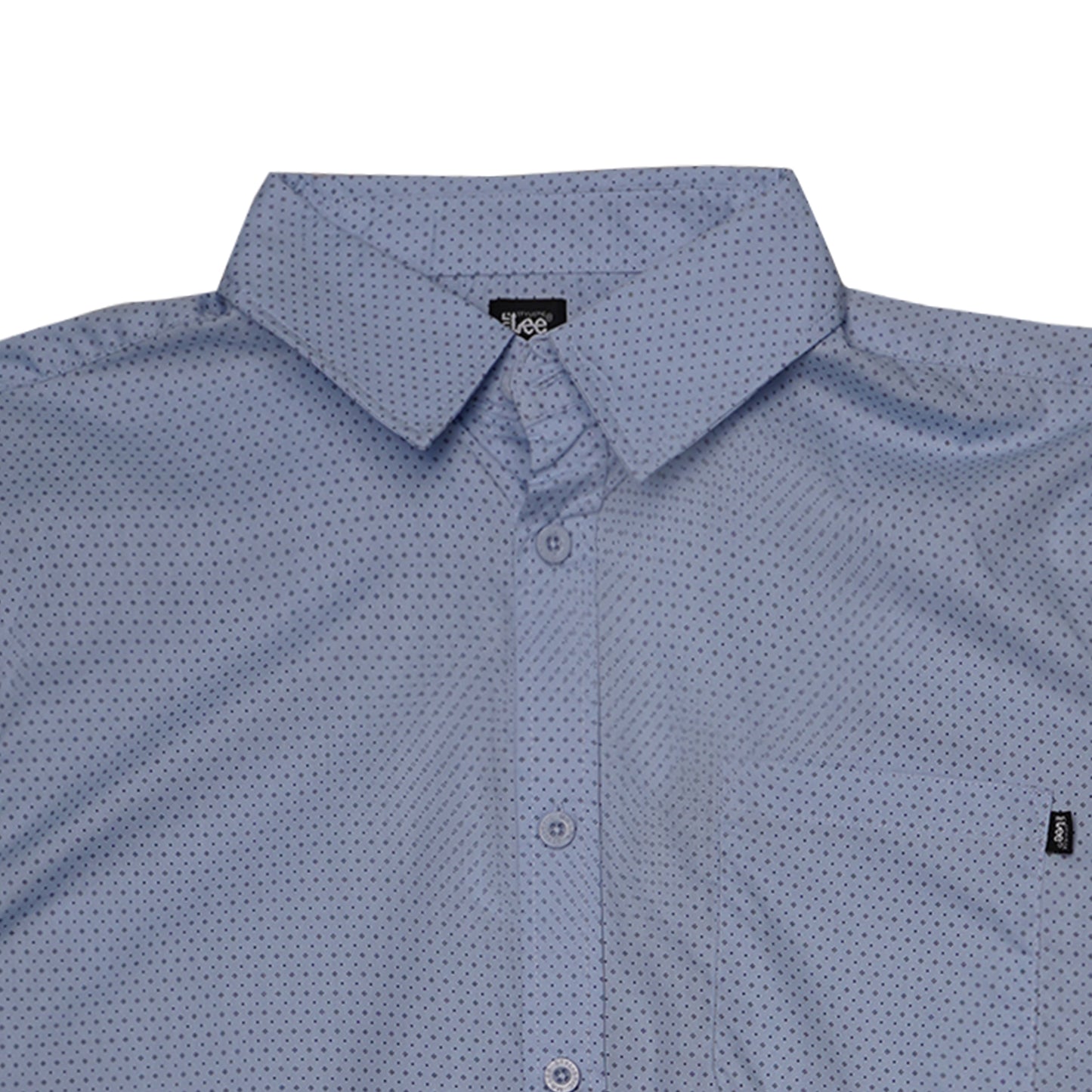 Stylistic Mr. Lee Men's Basic Woven Shirt Semi Body Fit 168889 (Light Blue)