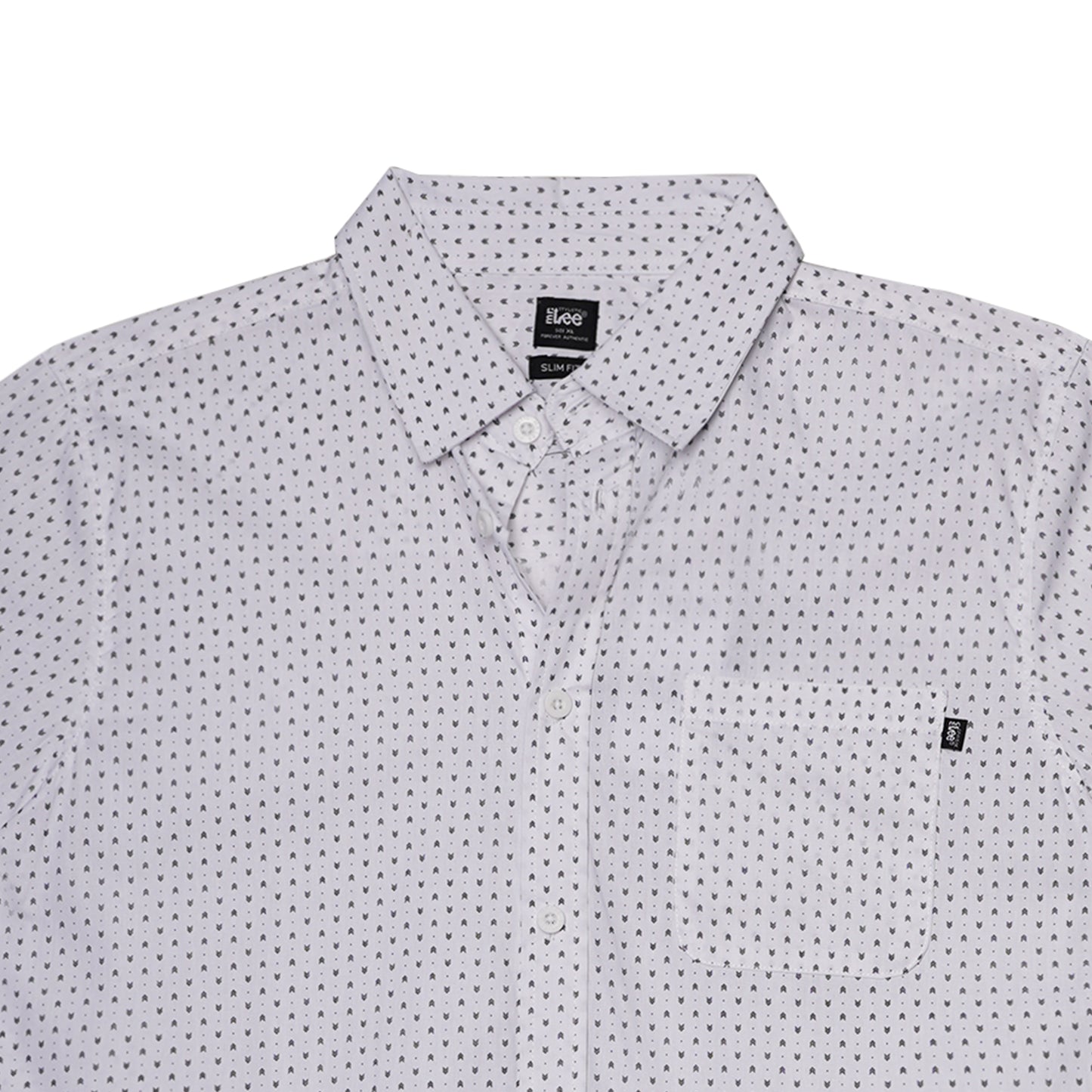 Stylistic Mr. Lee Men's Basic Woven Shirt Semi Body Fit 168875 (White)