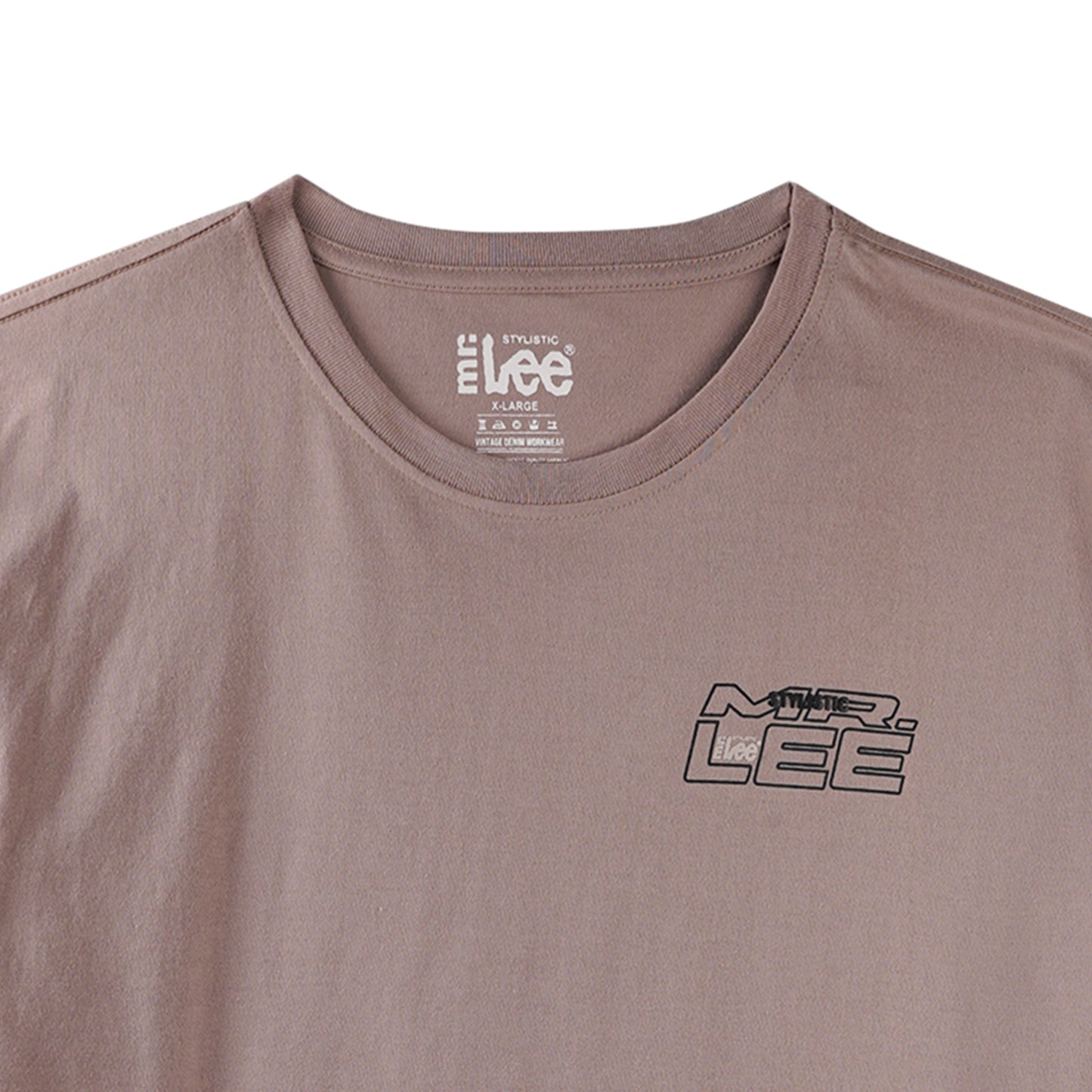 Stylistic Mr. Lee Men's Basic Tees Semi Body Fit 176953-U (Sphinx)
