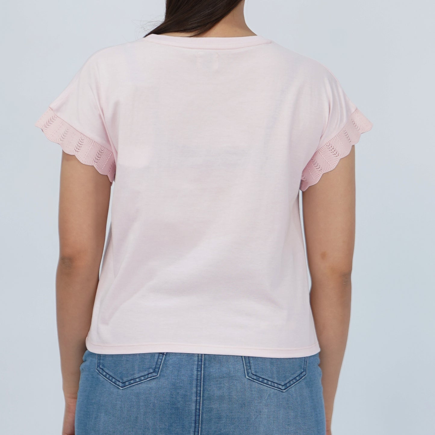 Stylistic Mr. Lee Ladies Basic Tees Relaxed Fit 157096-U (Pink)